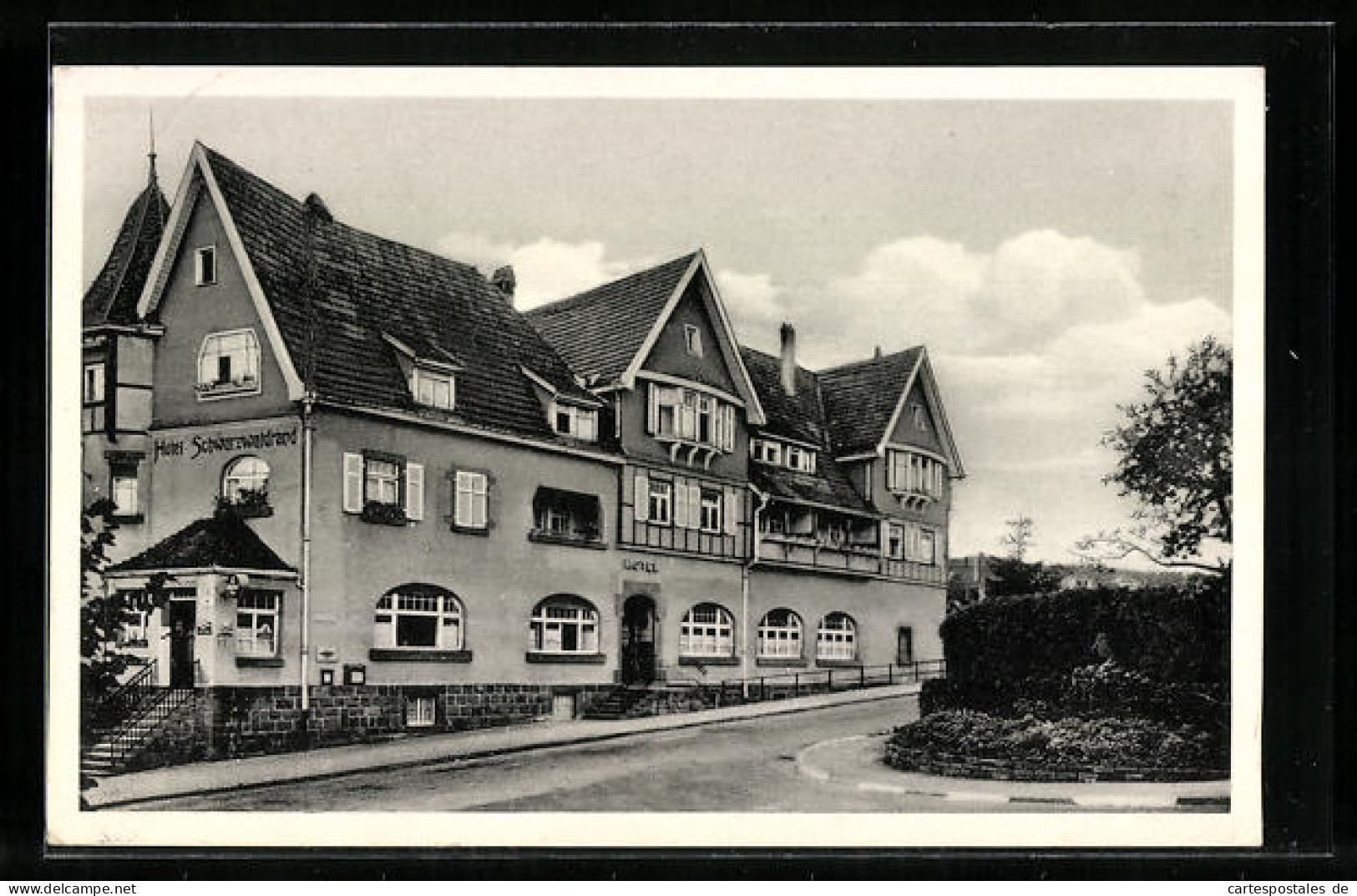 AK Birkenfeld Bei Pforzheim, Hotel Schwarzwaldrand Von Karl Kunzmann  - Pforzheim