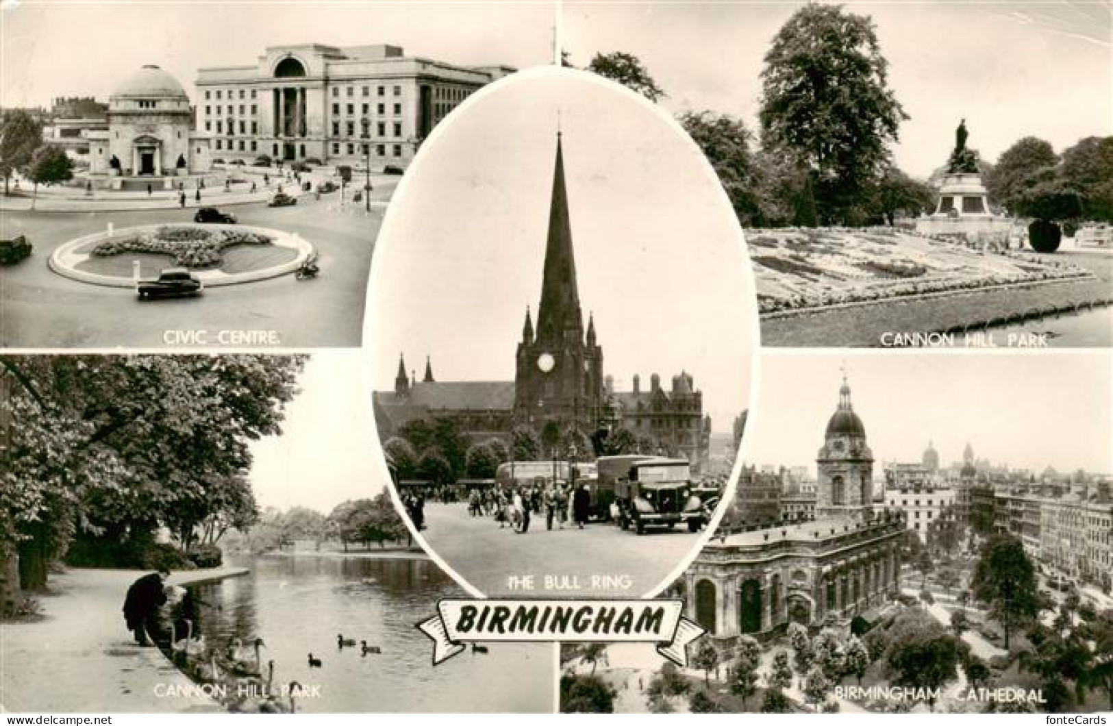 73911630 Birmingham  UK Civic Centre The Bull Ring Cannon Hill Park Birmingham C - Otros & Sin Clasificación