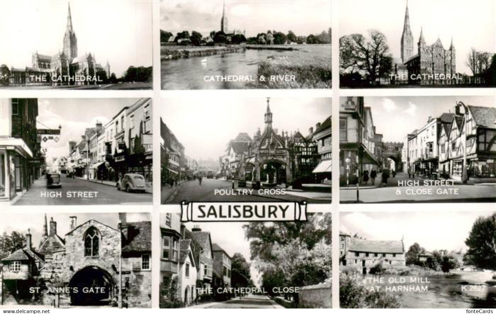 73911521 Salisbury   Wiltshire UK Cathedral River High Street Poultry Cross Clos - Other & Unclassified