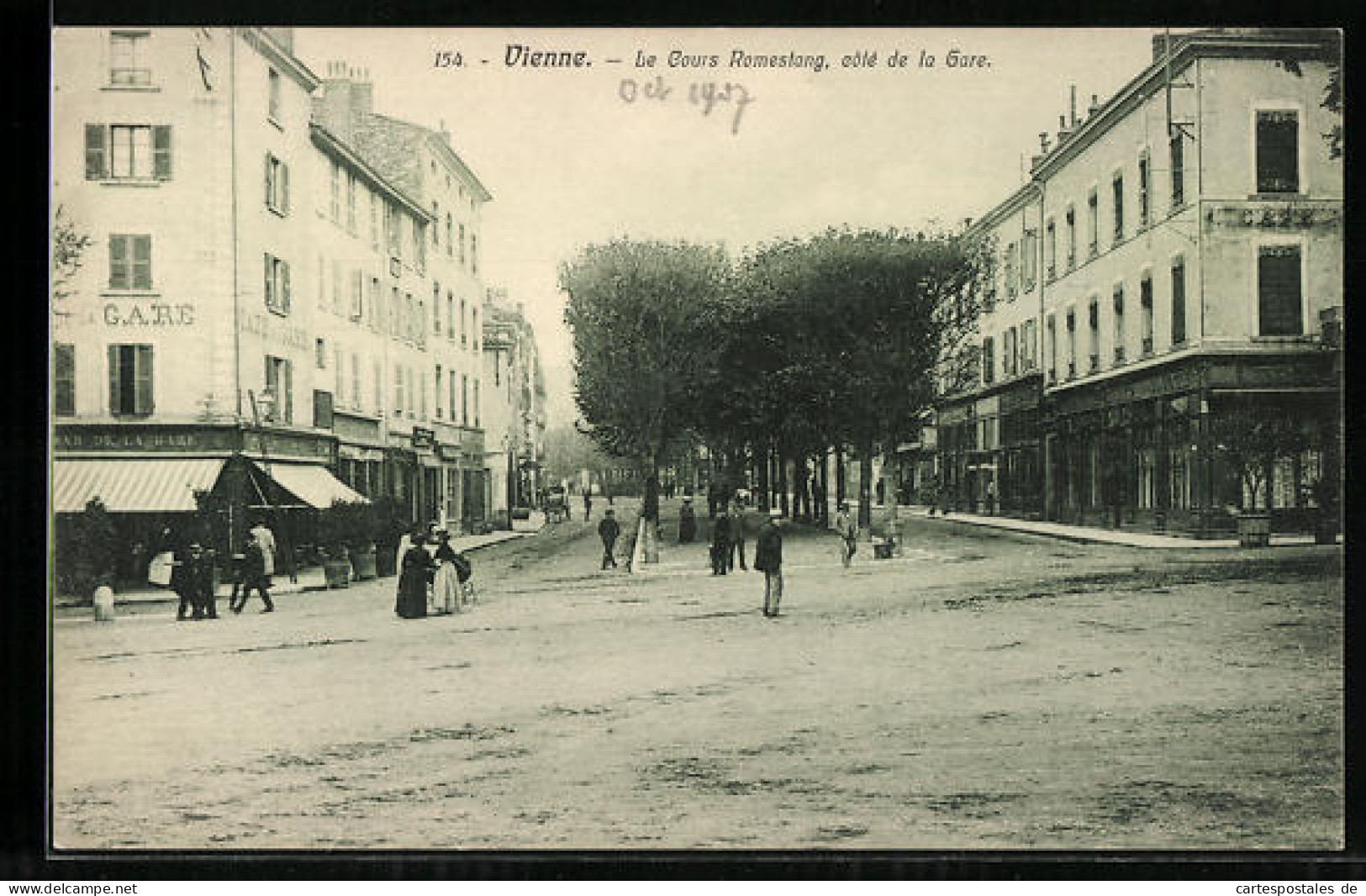 CPA Vienne, Le Cours Romestang, Cote De La Gare  - Vienne