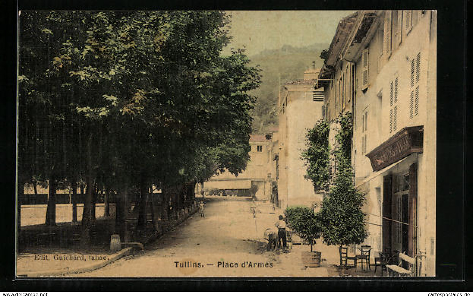 CPA Tullins, Place D`Armes  - Tullins