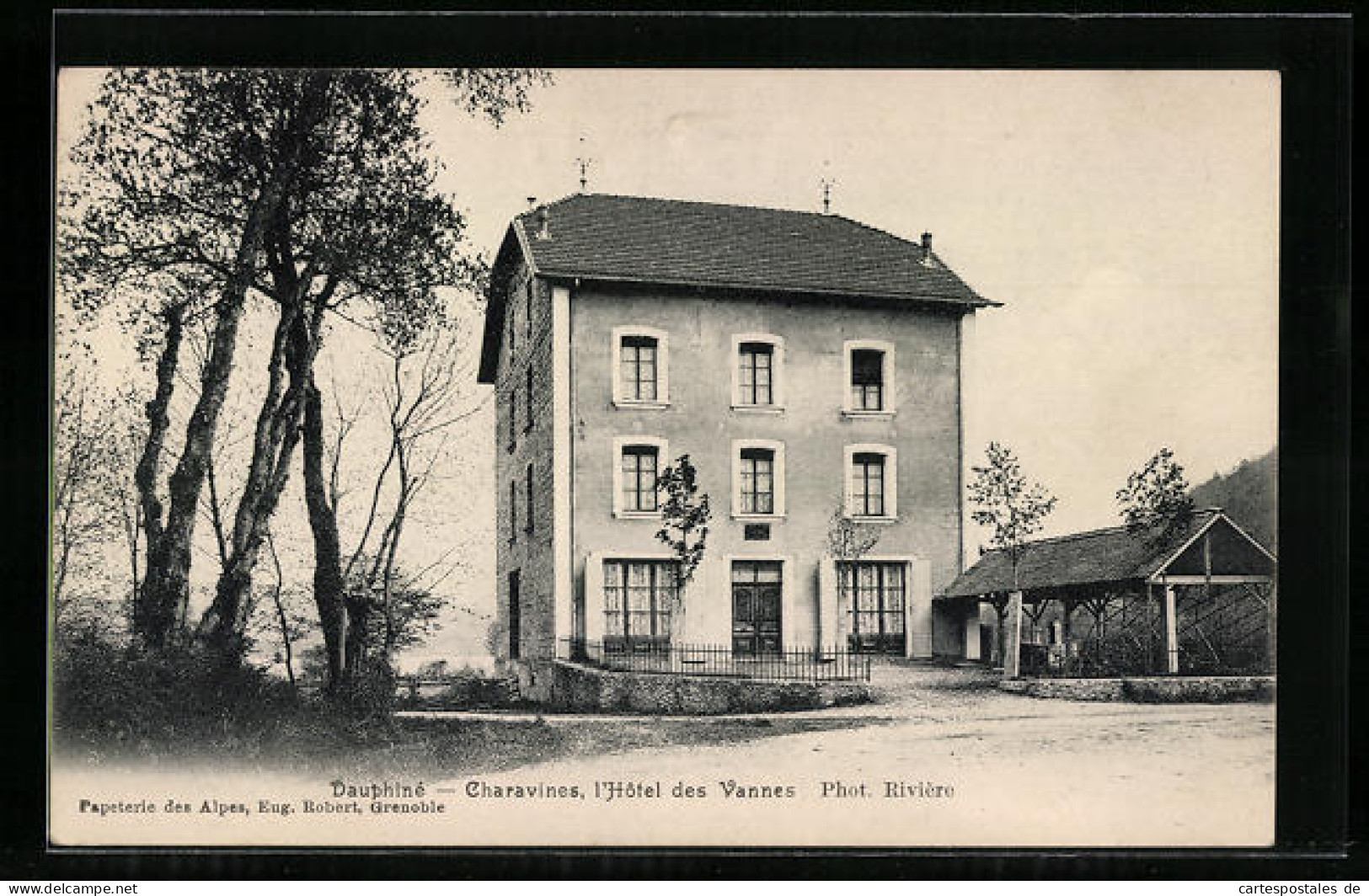 CPA Charavines, L`Hotel Des Vannes  - Charavines