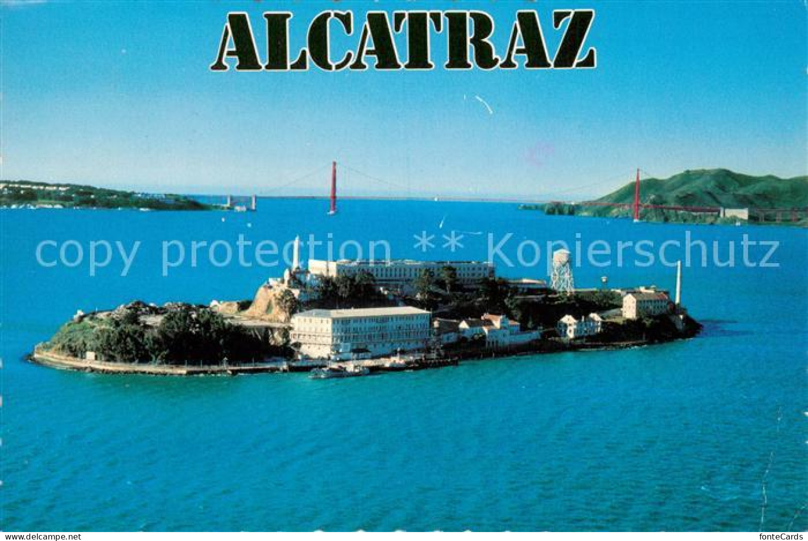 73682616 Alcatraz San Francisco Fliegeraufnahme Alcatraz San Francisco - Autres & Non Classés