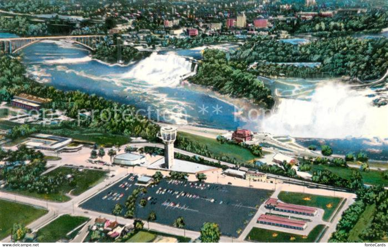 73681863 Niagara Falls Ontario Aerial View Of Niagara Falls Showing The New Seag - Non Classés