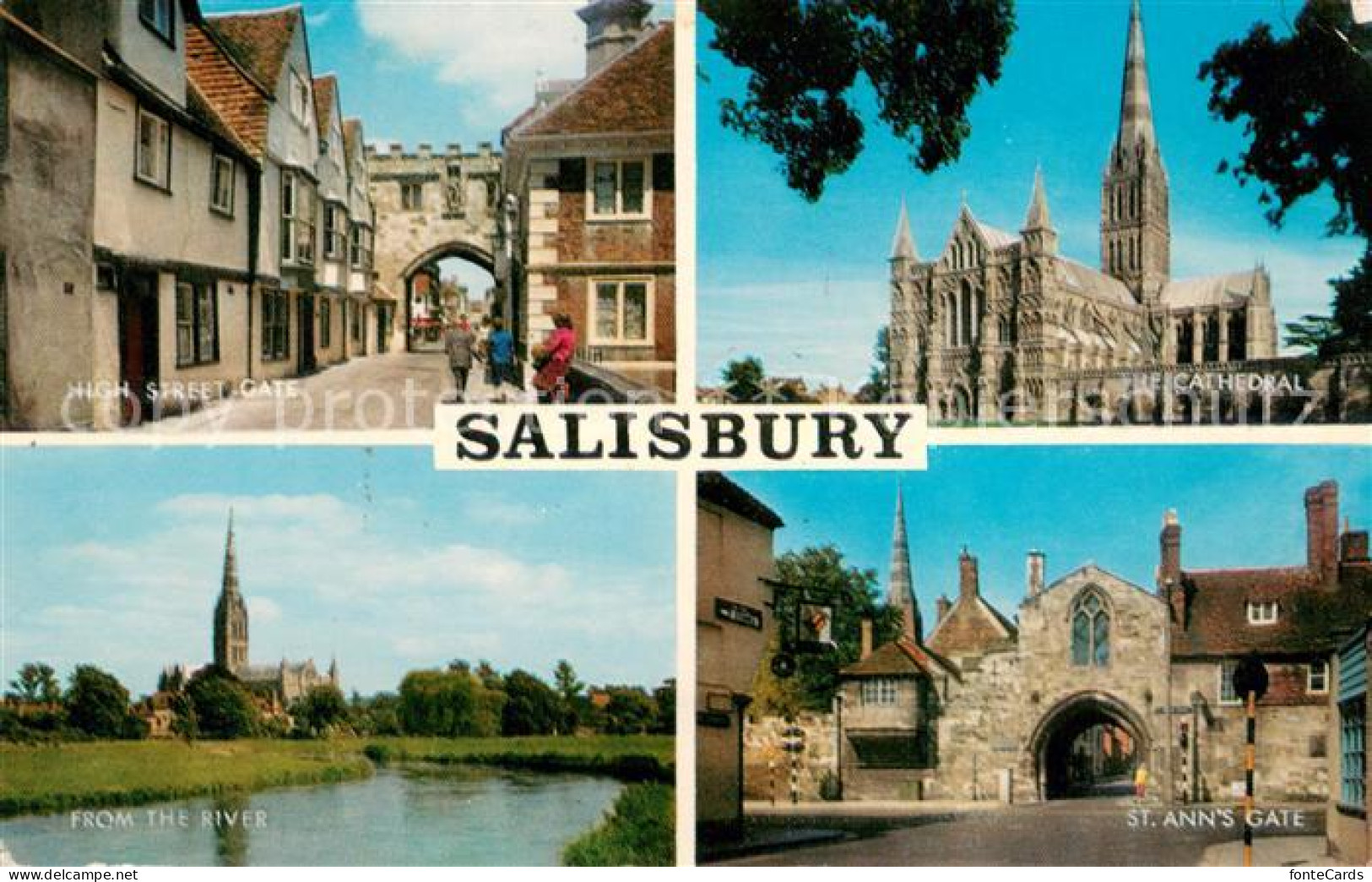 73681335 Salisbury Wiltshire High-Street-Gate St. Anns-Gate  - Otros & Sin Clasificación