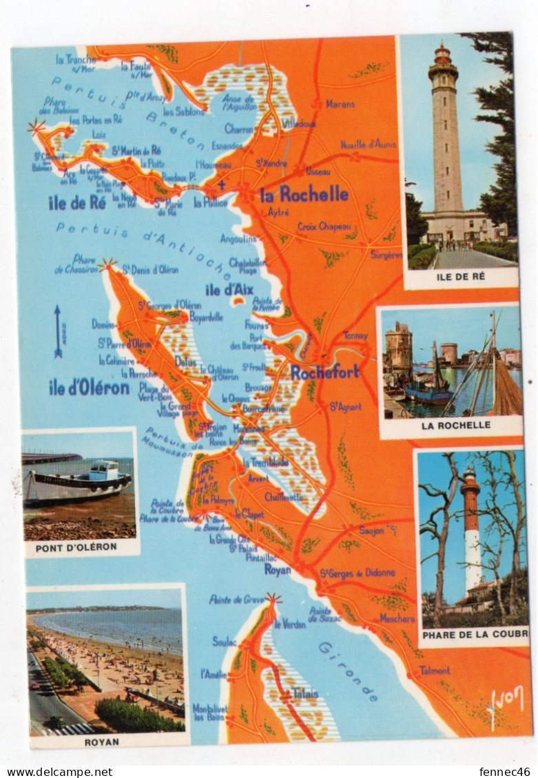 La Côte De Beauté Et Les Iles  (L8) - Carte Geografiche