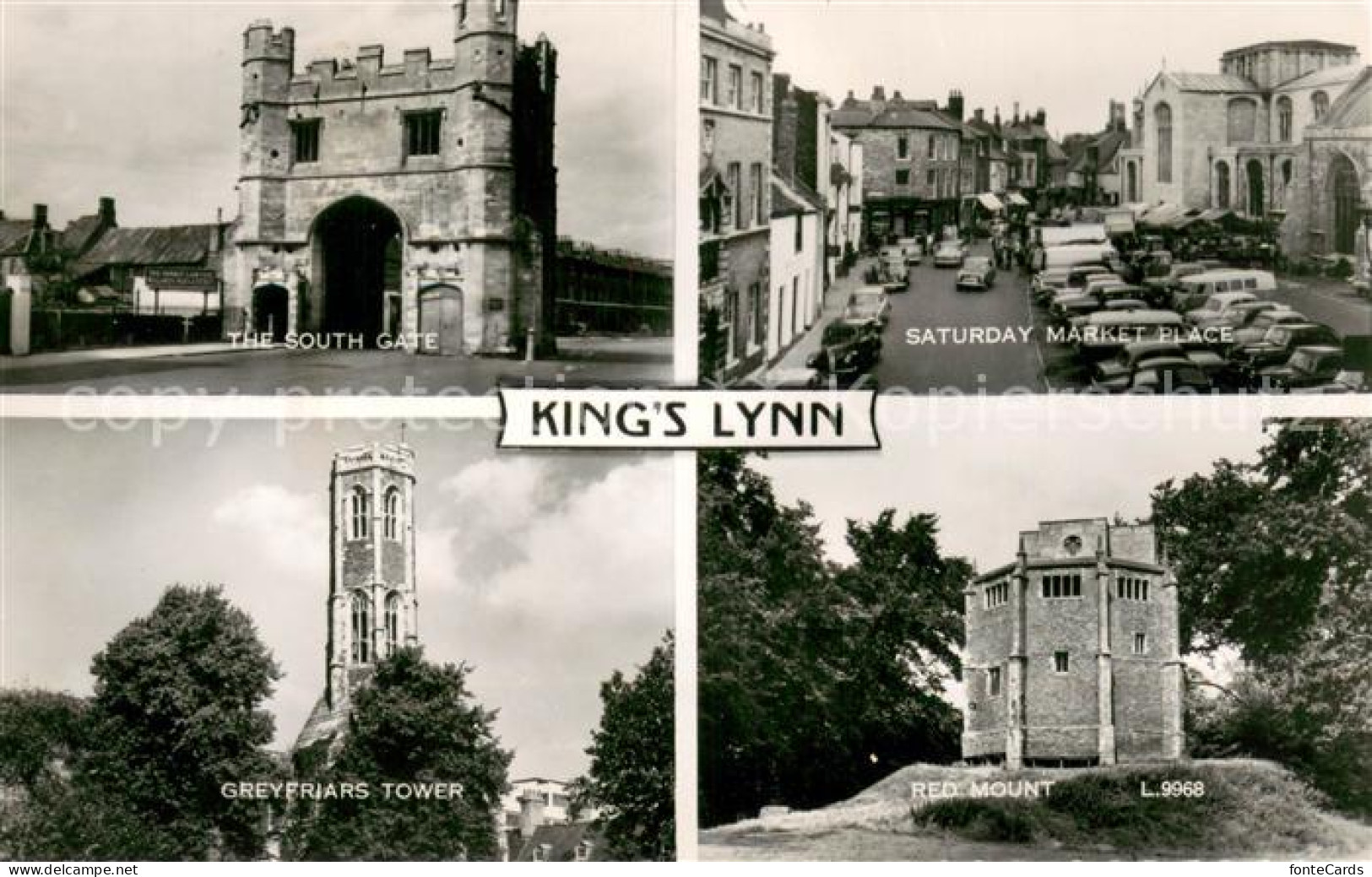 73678459 Kings Lynn & West Norfolk South Gate Market Place Greyfriars Tower Red  - Autres & Non Classés