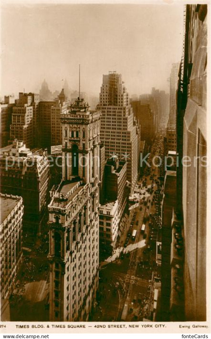 73677208 New_York_City Times Building And Times Square - Autres & Non Classés