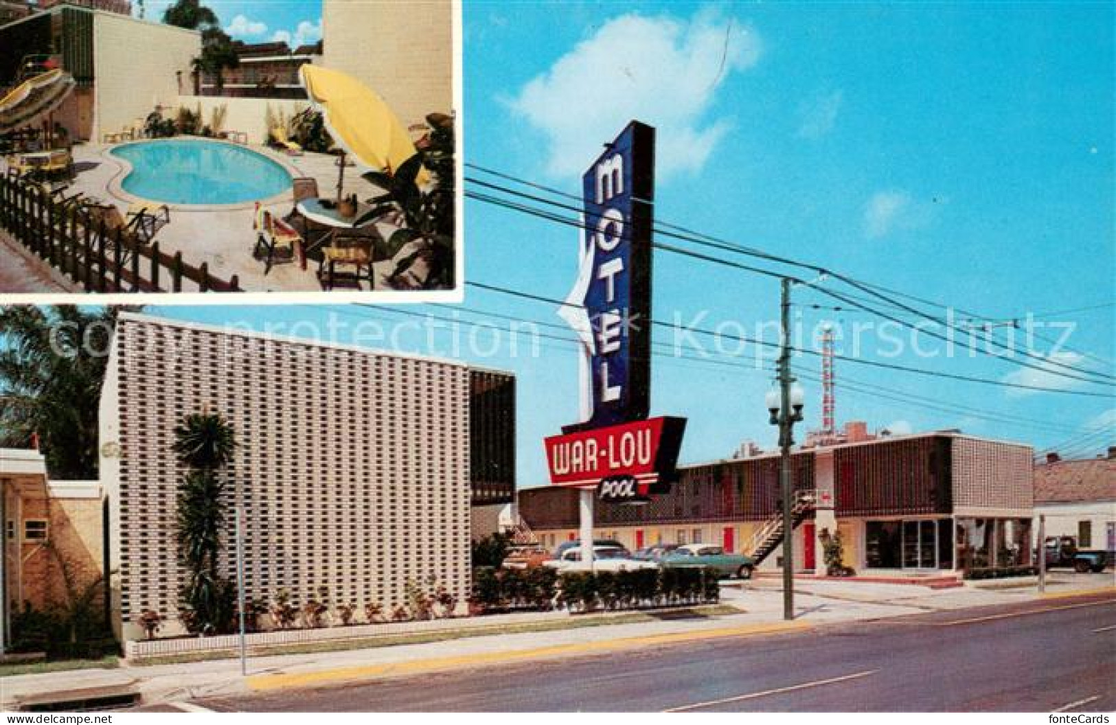 73674458 New_Orleans_Louisiana War Lou Motel Swimming Pool - Other & Unclassified