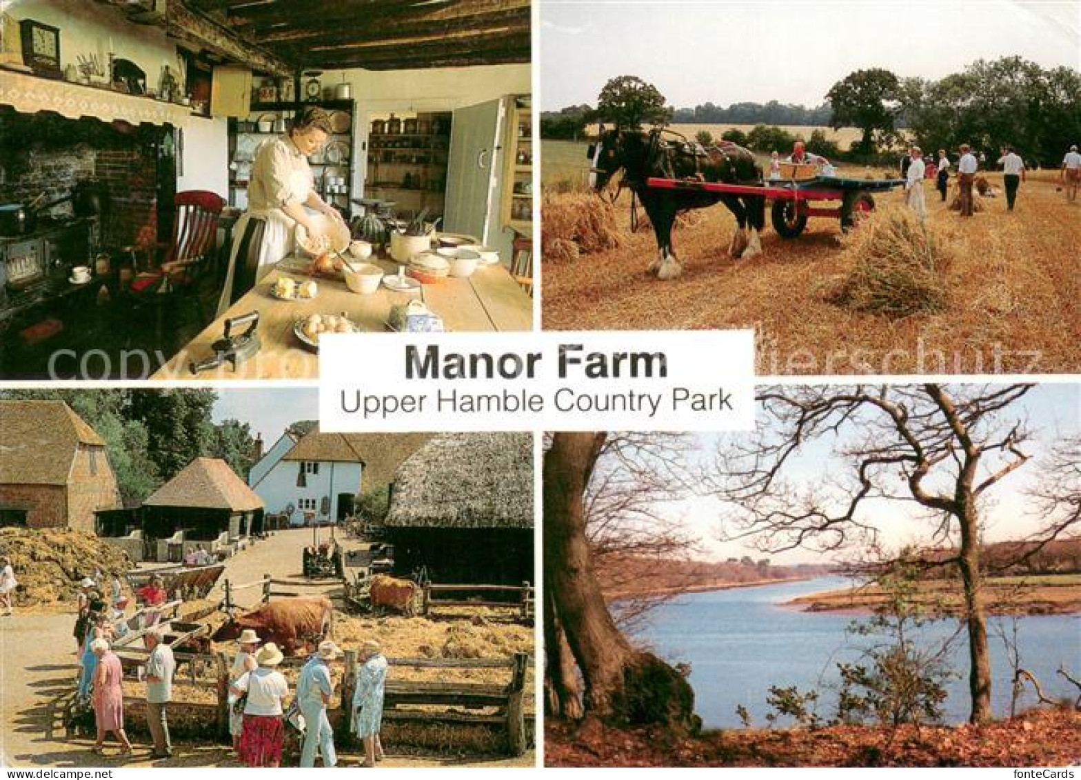 73652586 Bursledon Manor Farm Upper Hamble Country Park Shirehorse Landscape  - Autres & Non Classés