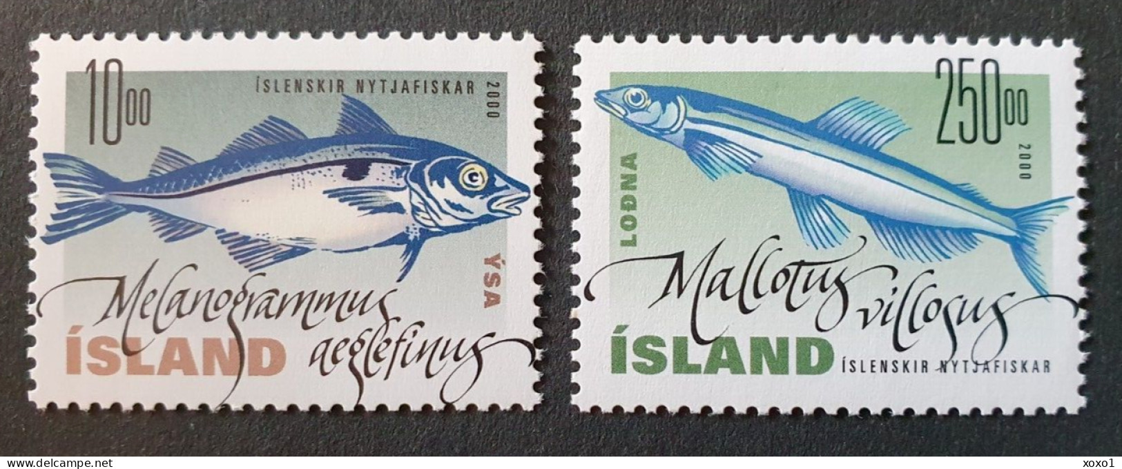 Iceland 2000 MiNr. 960 - 961 Island  Marine Life, Fishes - III  2v  MNH**  8.00 € - Peces