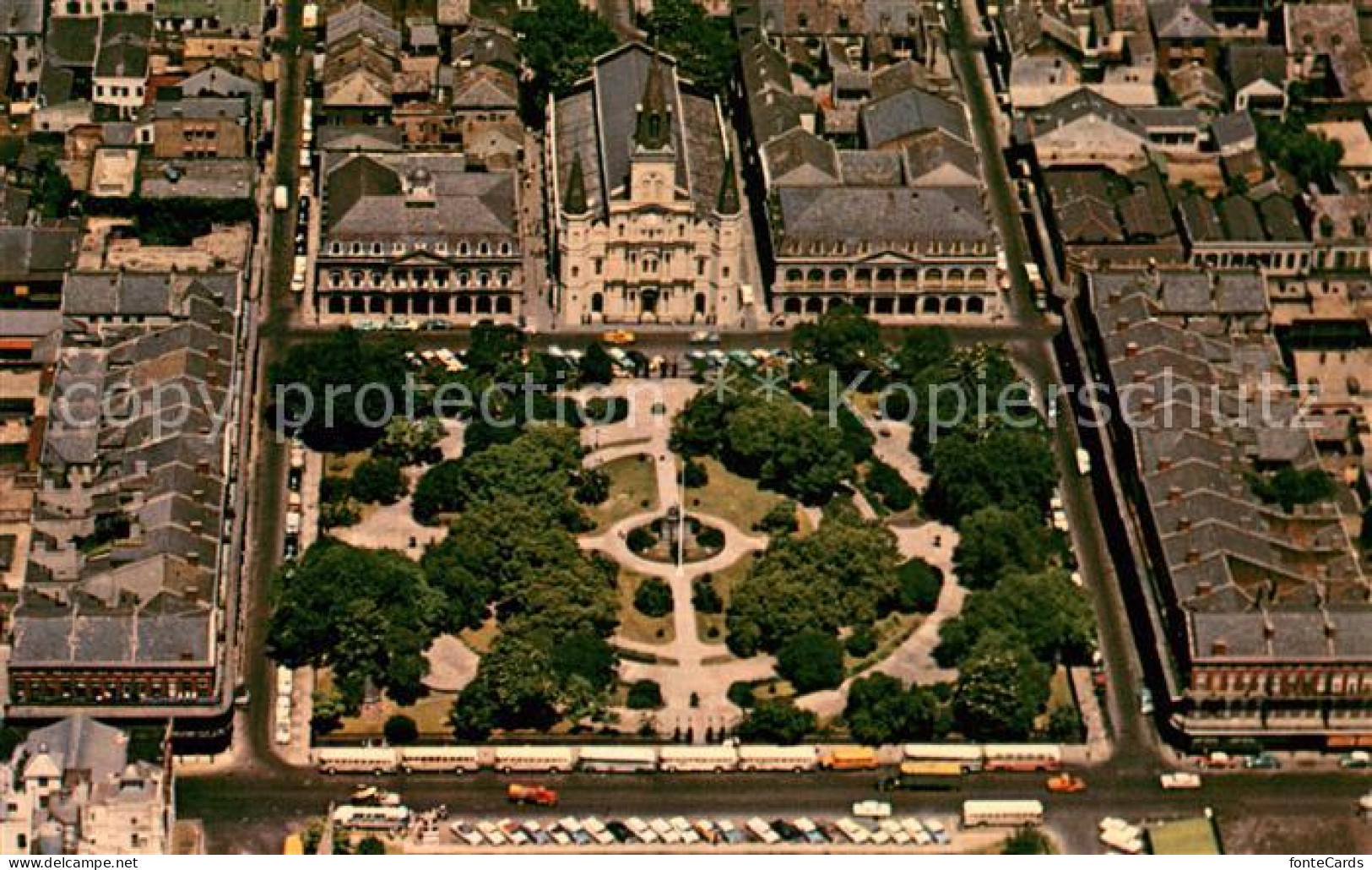 73646859 New_Orleans_Louisiana Aerial View Of Jackson Square - Sonstige & Ohne Zuordnung