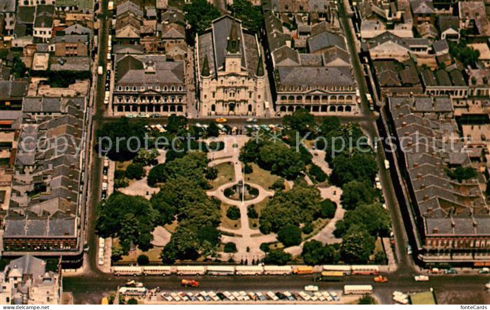 73646859 New_Orleans_Louisiana Aerial View Of Jackson Square - Autres & Non Classés