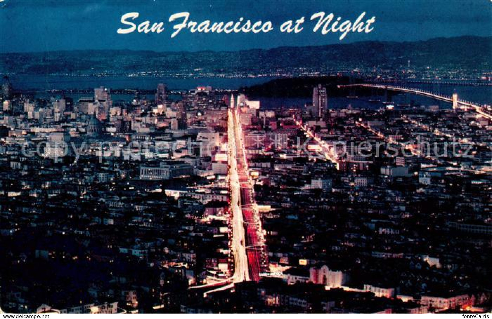 73646830 San_Francisco_California Air View At Night - Sonstige & Ohne Zuordnung