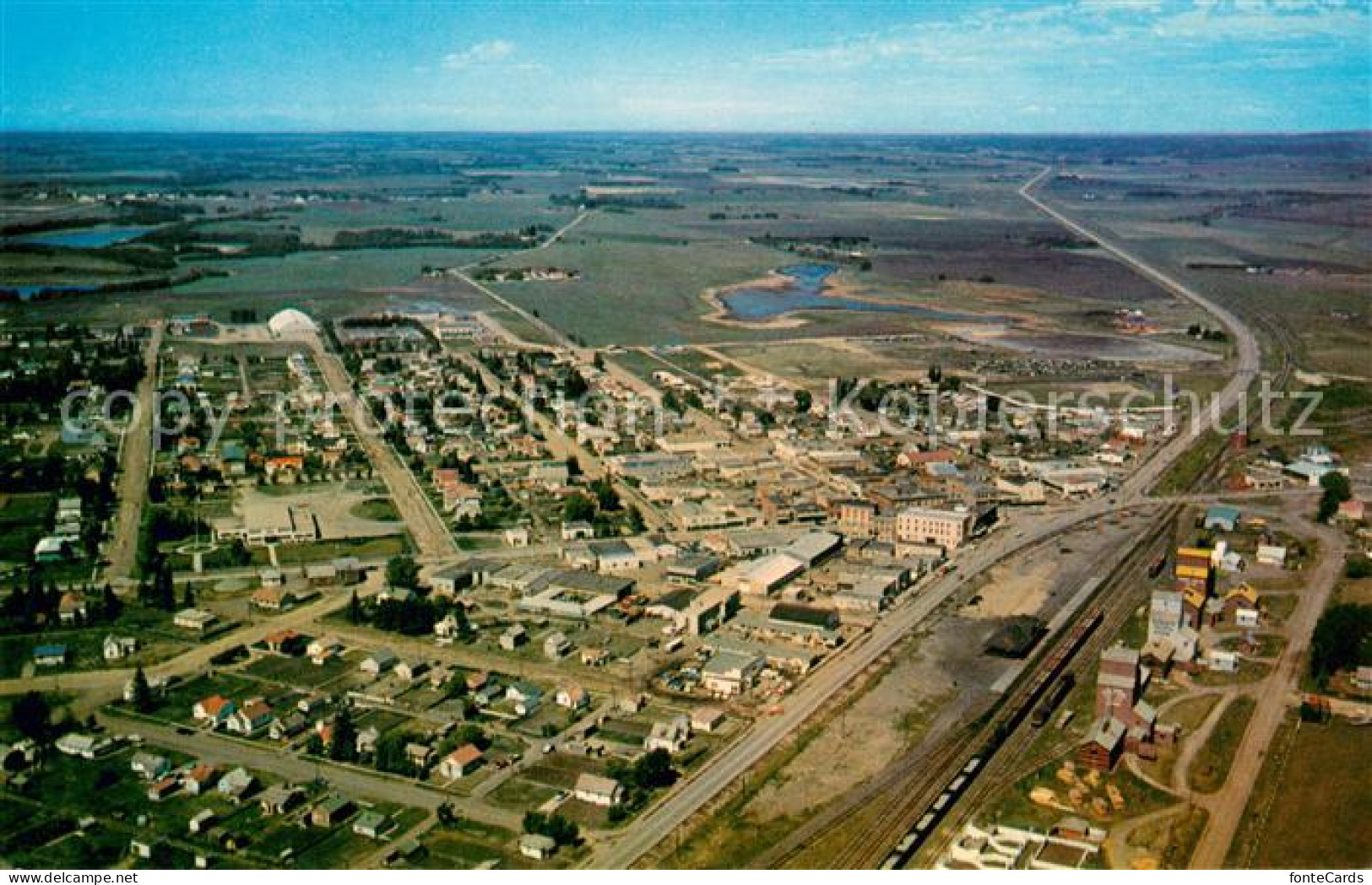 73646811 Lacombe Alberta Aerial View Lacombe Alberta - Non Classés