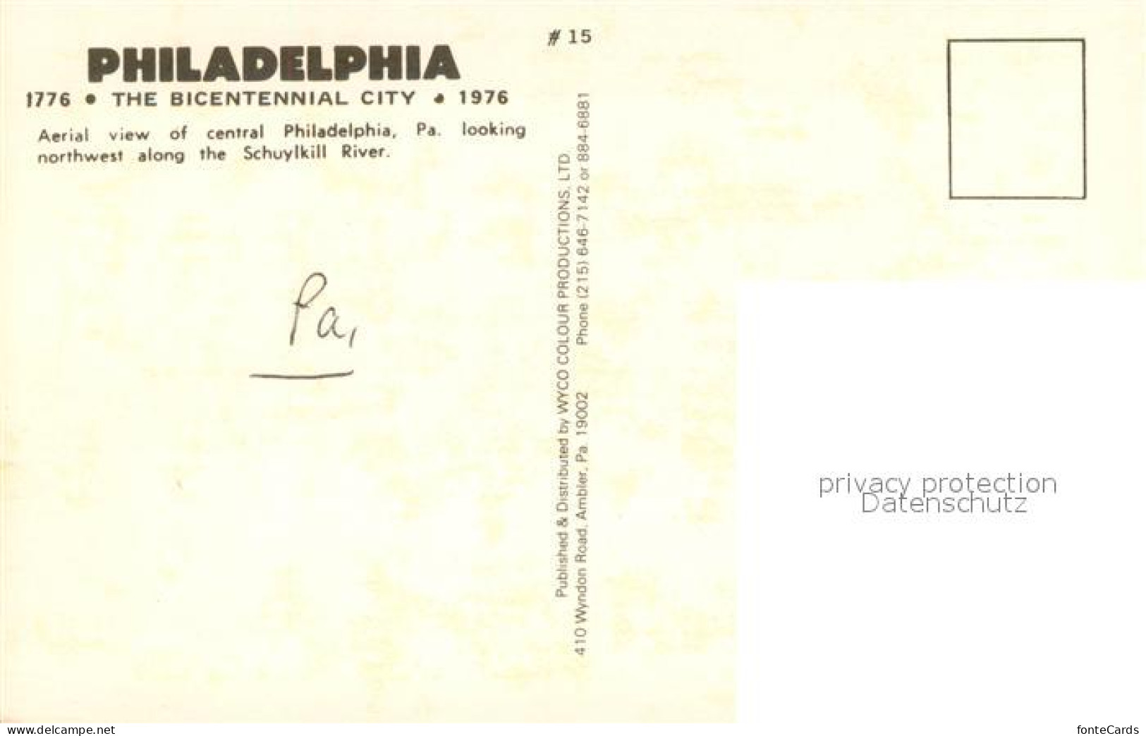 73646810 Philadelphia Pennsylvania Central Philadelphia Air View Philadelphia Pe - Sonstige & Ohne Zuordnung