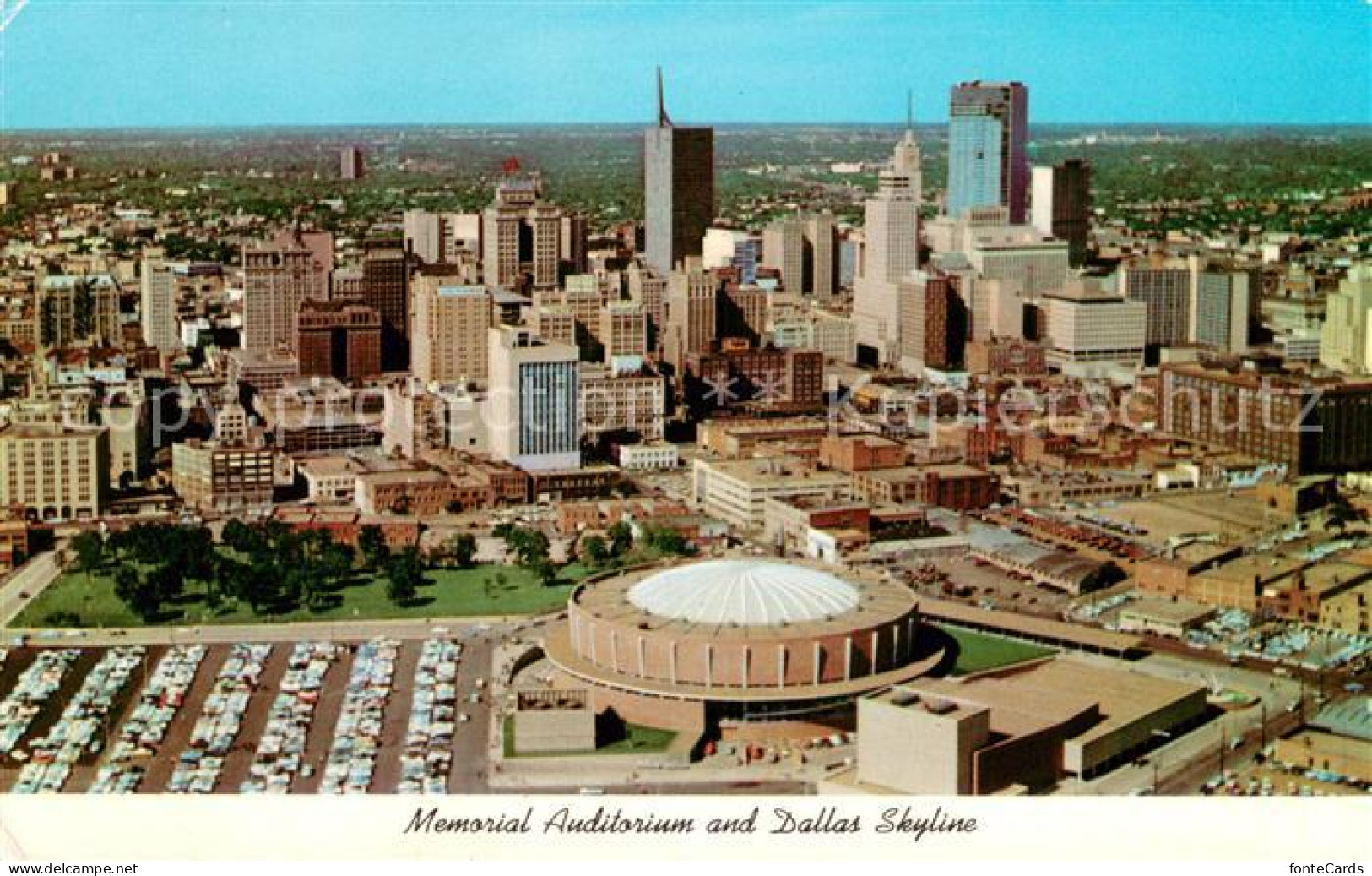 73646807 Dallas_Texas Memorial Auditorium And Dallas Skyline - Other & Unclassified