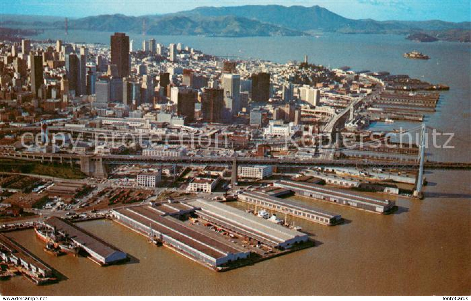 73646765 San_Francisco_California Aerial View With Bay Bridge And Golden Gate Br - Other & Unclassified