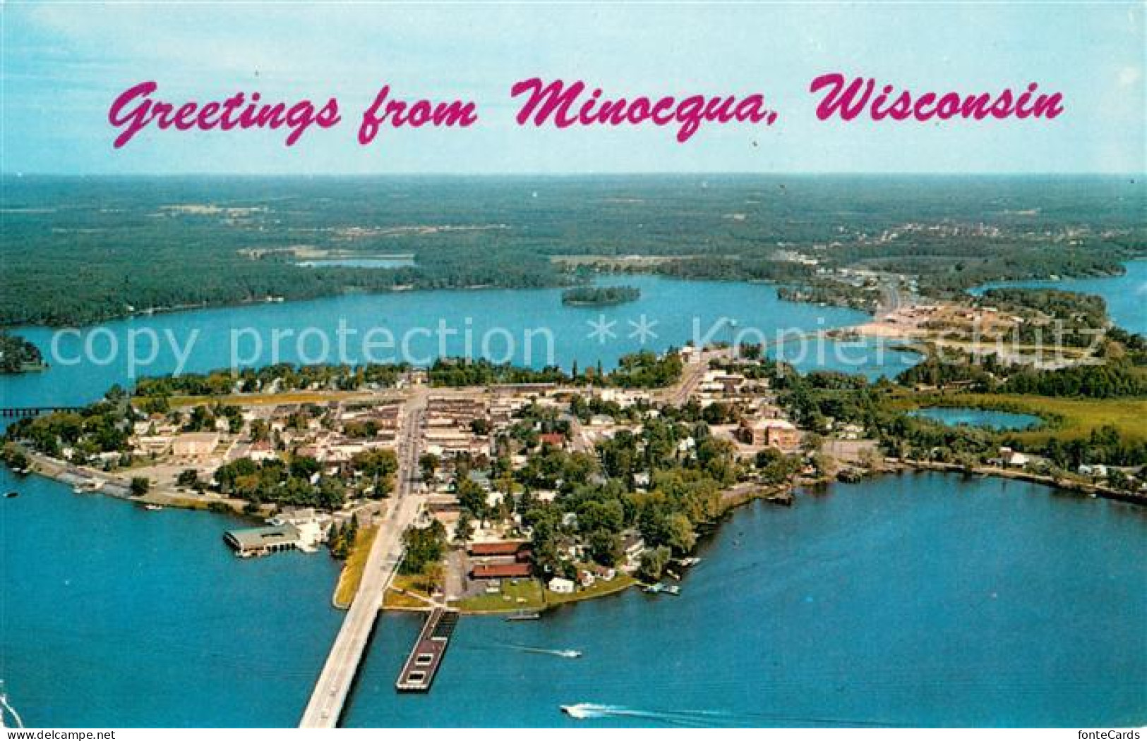 73646764 Minocqua The Island City Air View - Other & Unclassified