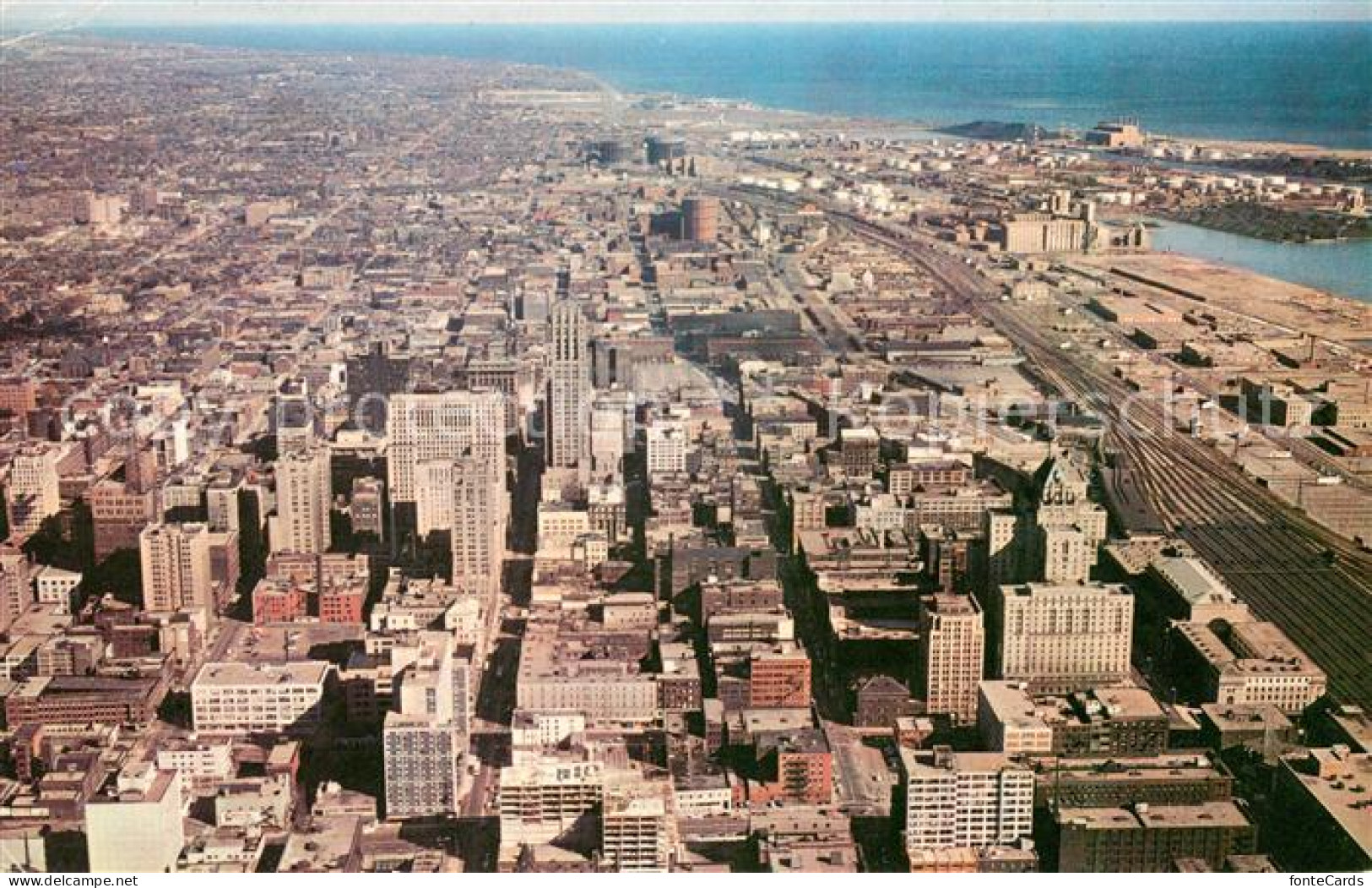 73646751 Toronto Canada Aerial View Of Downtown Toronto And The Harbour On The L - Non Classés