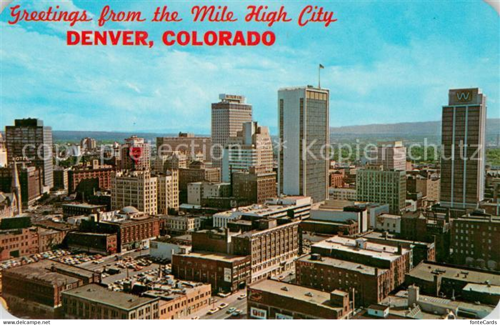 73646073 Denver Colorado Air View Of Downtown Denver Denver Colorado - Sonstige & Ohne Zuordnung