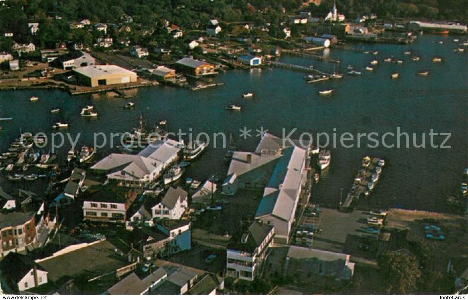 73646068 Maine_US-State Boothbay Harbor Aerial View - Sonstige & Ohne Zuordnung