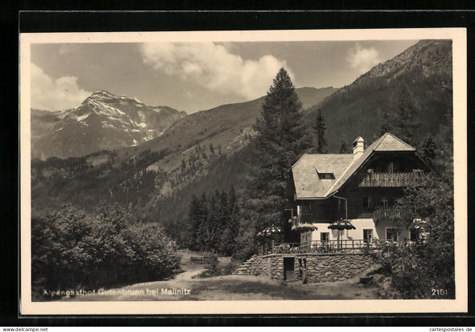 AK Mallnitz, Alpengasthof Gutenbrunn Mit Bergpanorama  - Altri & Non Classificati