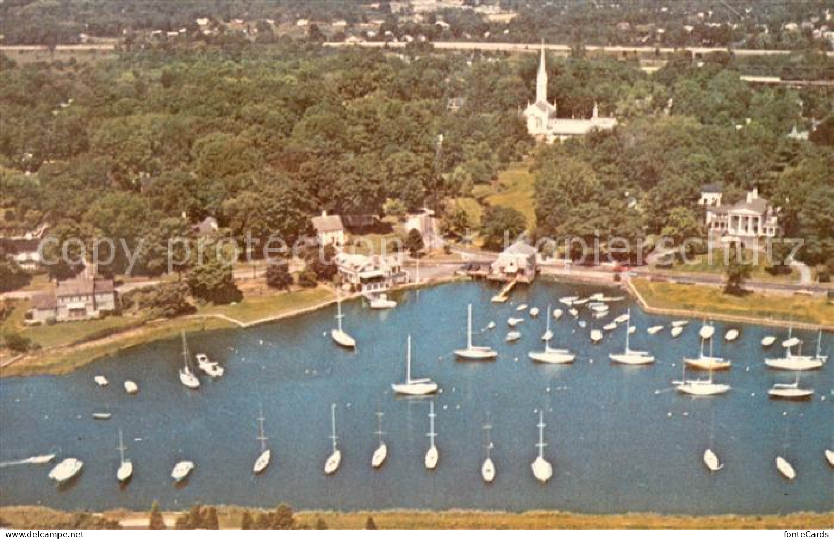 73646050 Connecticut_US-State Harbor Air View - Altri & Non Classificati