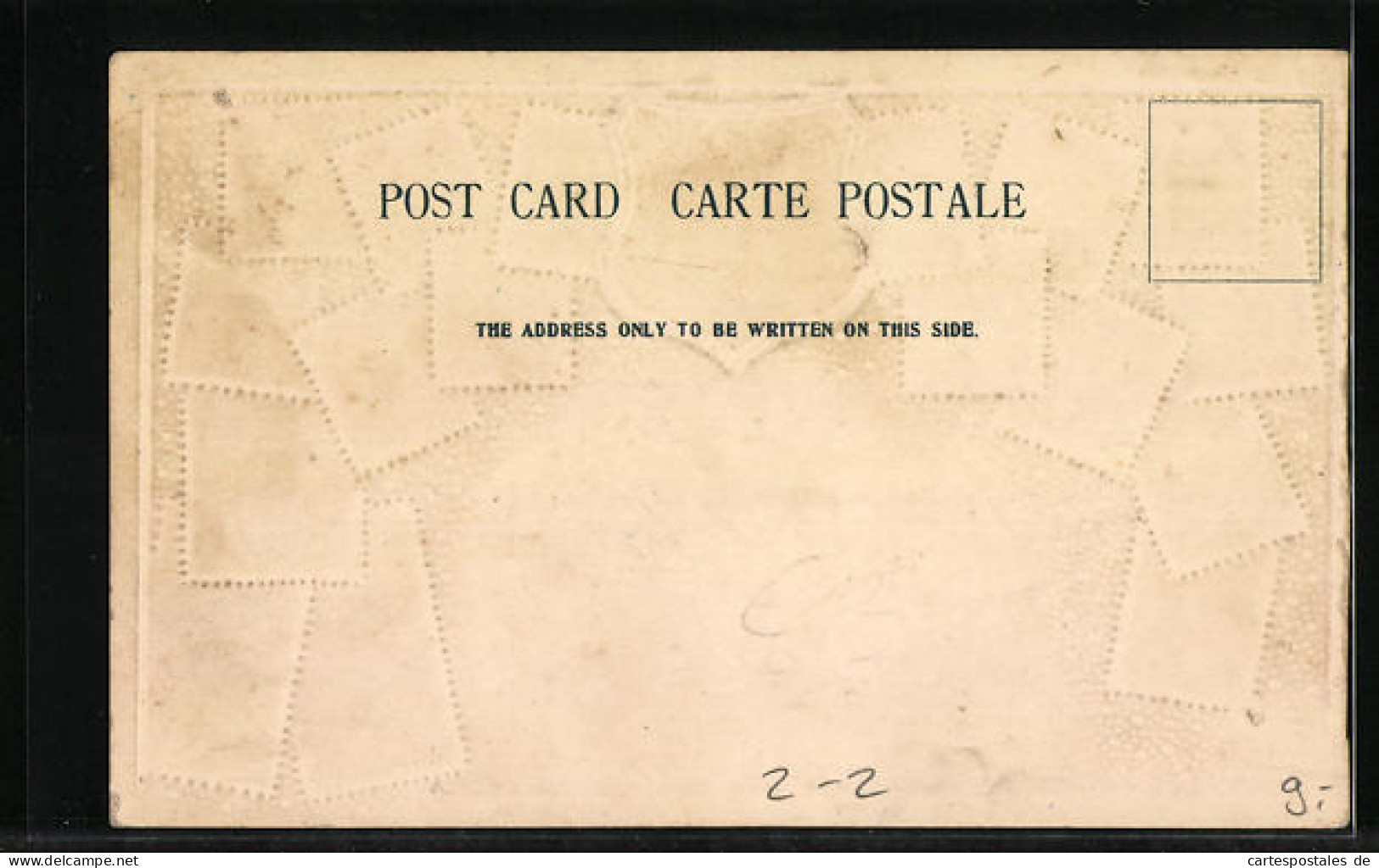 Präge-Lithographie Briefmarken Von Trinidad, Hafenbild Mit Fahne  - Stamps (pictures)