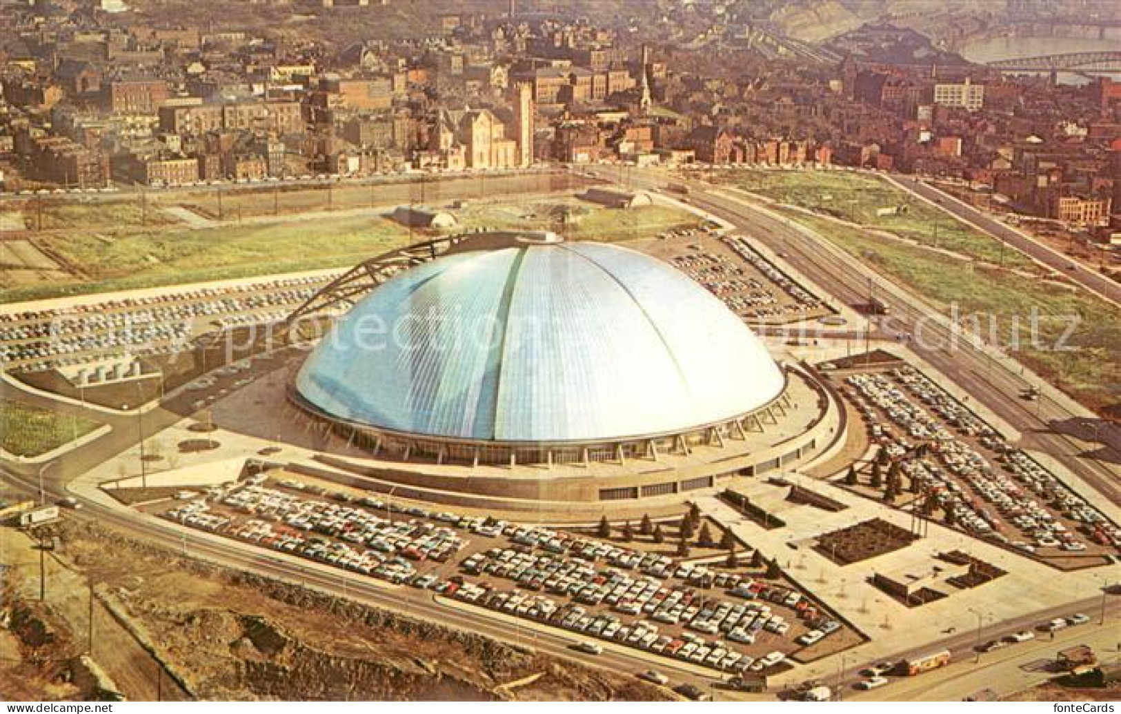 73645833 Pittsburgh New Civic Auditorium Fliegeraufnahme Pittsburgh - Other & Unclassified