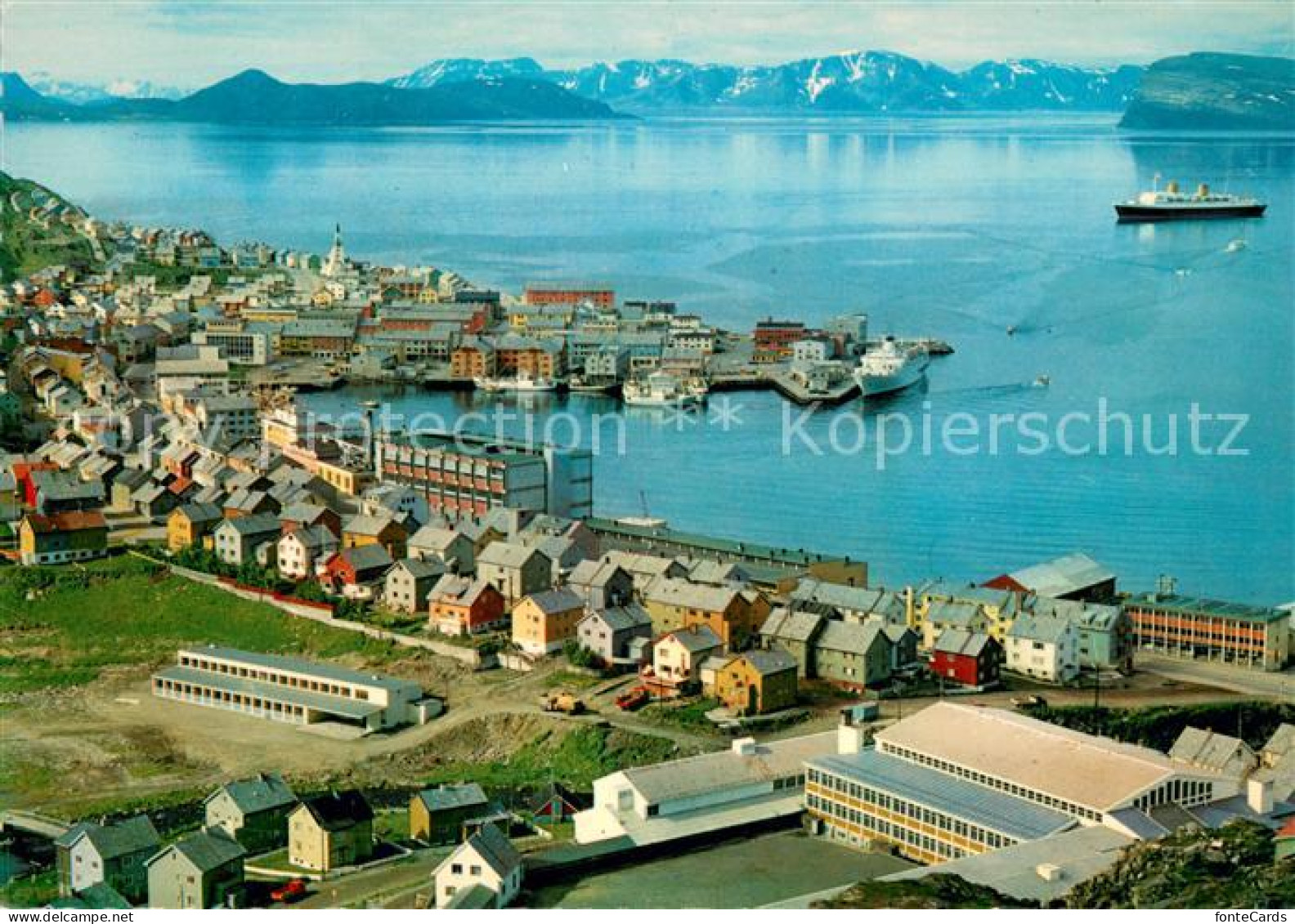 73645456 Hammerfest Fliegeraufnahme Hammerfest - Norwegen
