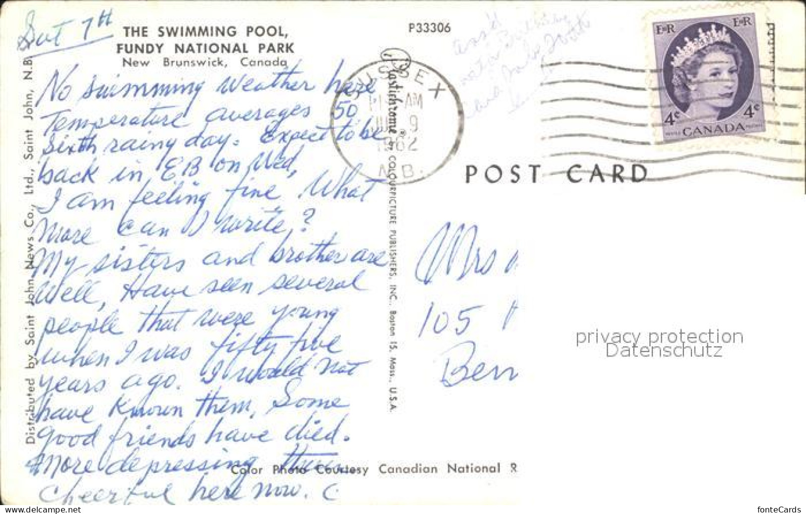 72077859 New_Brunswick Swimming Pool Fundy National Park - Other & Unclassified