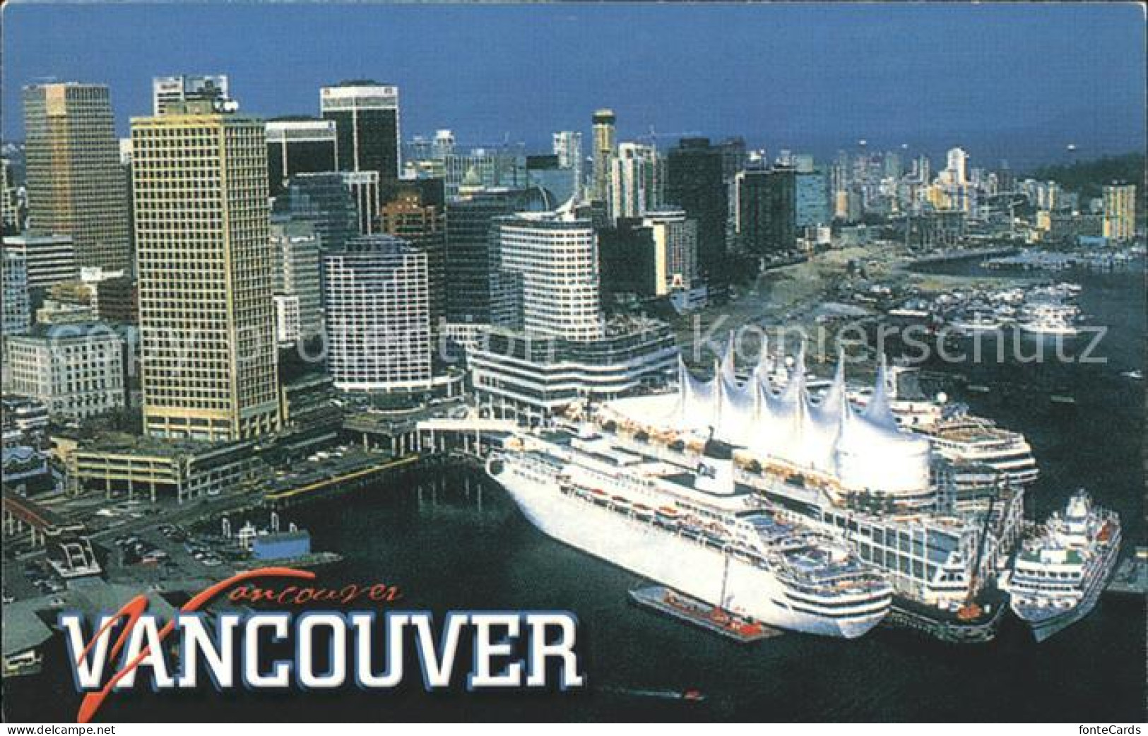 72071269 Vancouver British Columbia Aerial View Coal Harbour Skyline  Vancouver - Unclassified