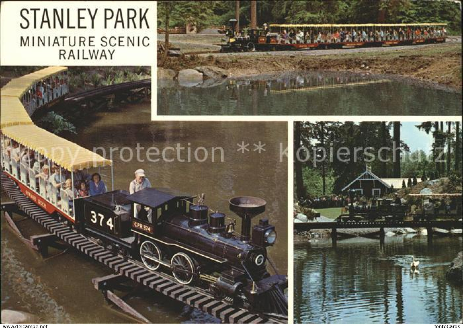 72067208 Vancouver British Columbia Stanley Park Miniature Scenic Railway Vancou - Non Classés