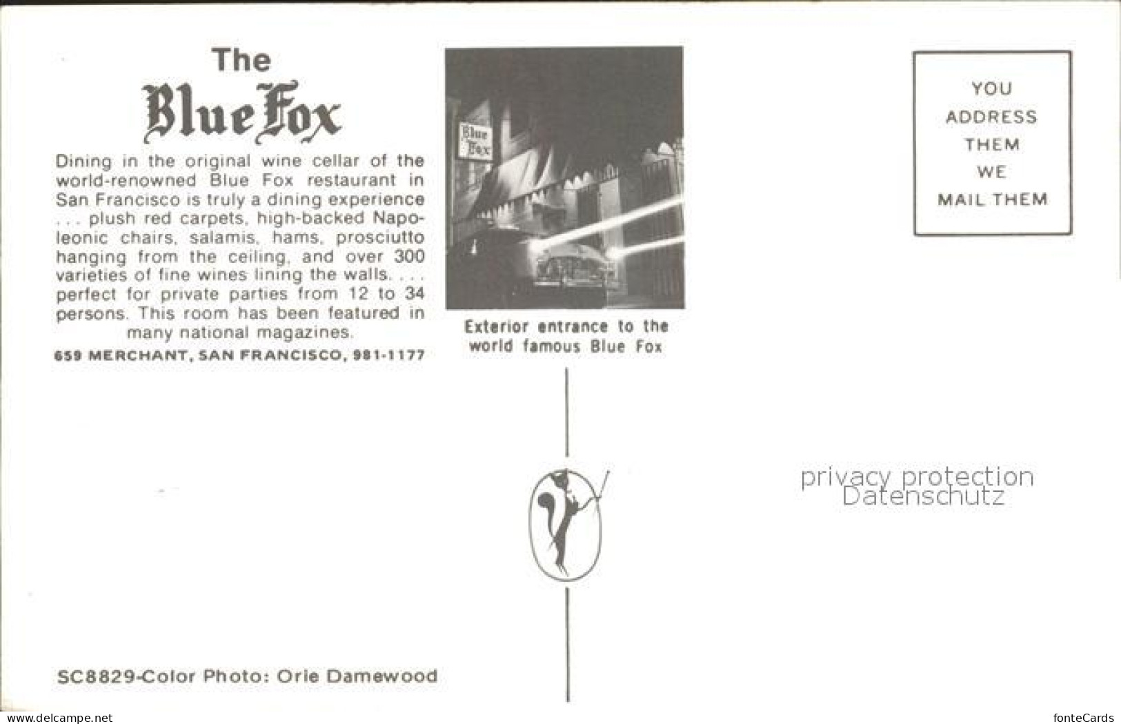 72064186 San_Francisco_California The Blue Fox Restaurant - Sonstige & Ohne Zuordnung