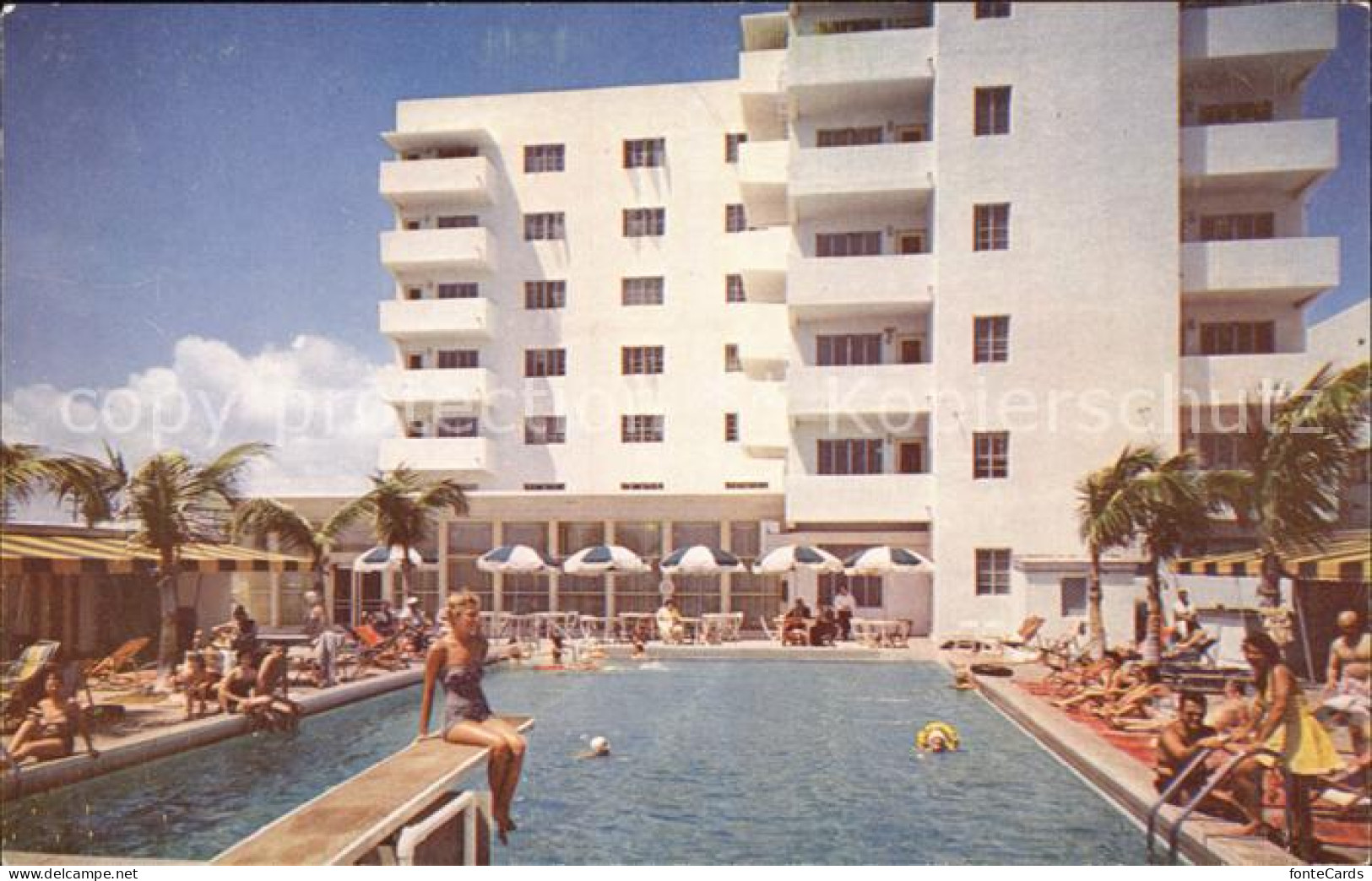 72060400 Miami_Beach Coronet Hotel Swimming Pool - Autres & Non Classés
