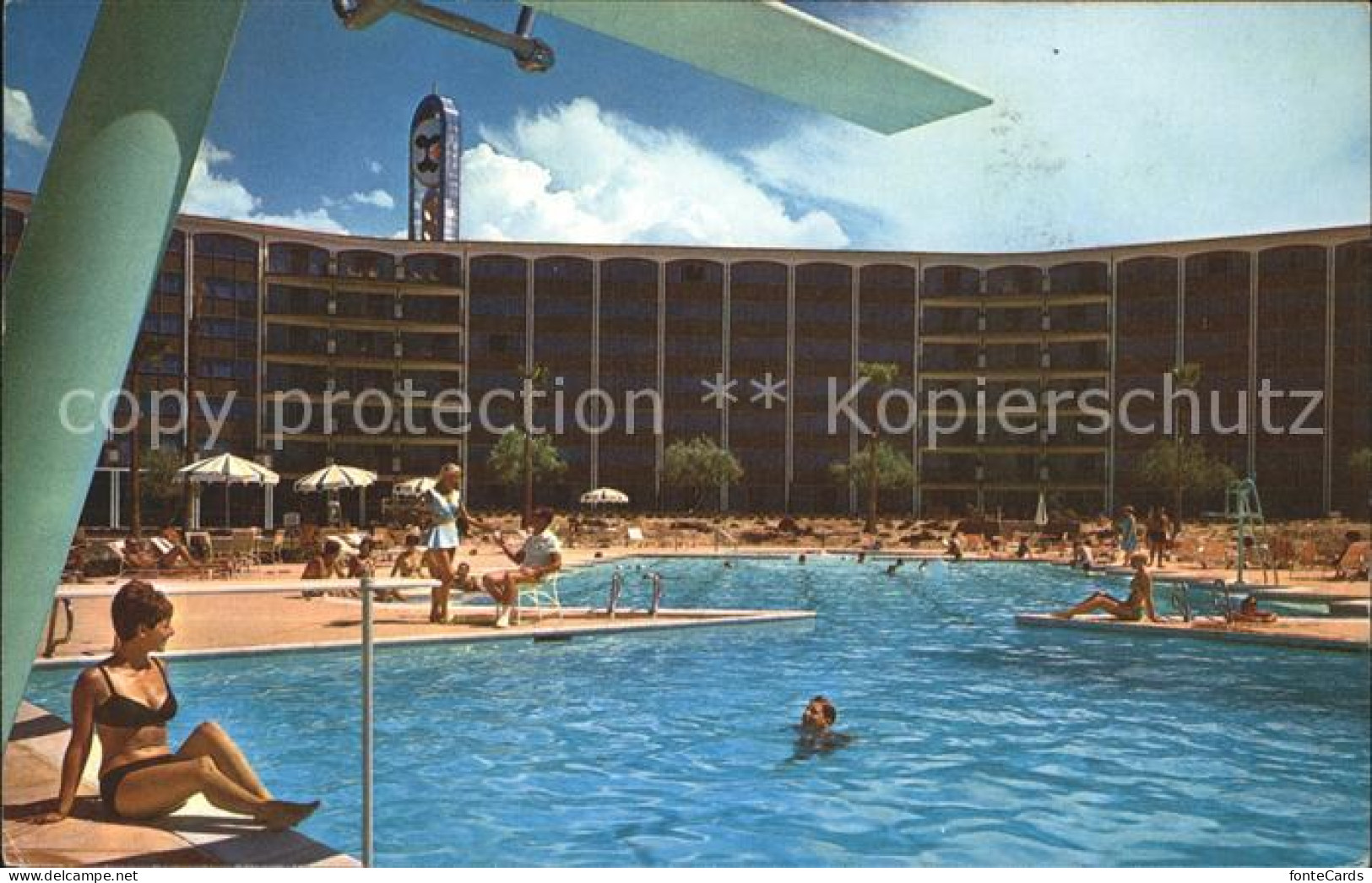 72059406 Las_Vegas_Nevada Frontier Hotel Swimming Pool - Autres & Non Classés