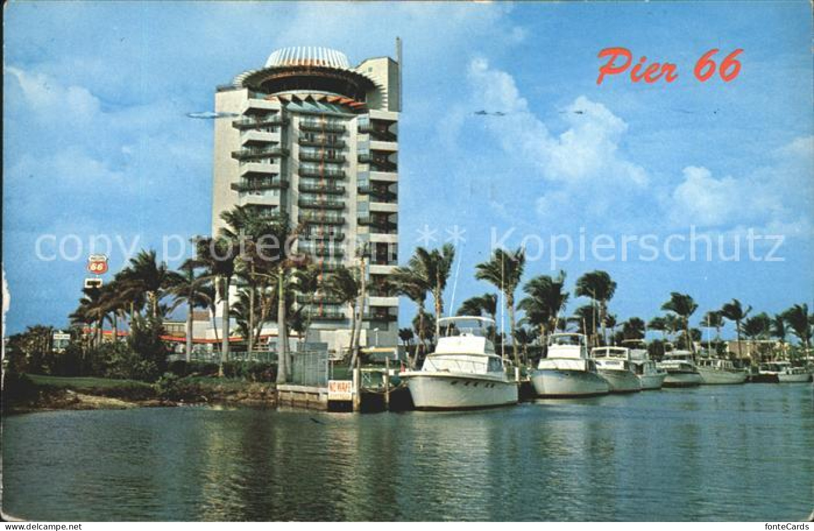 72054971 Fort_Lauderdale Pier 66 Motor Hotel Pier Top Lounge Waterway - Sonstige & Ohne Zuordnung