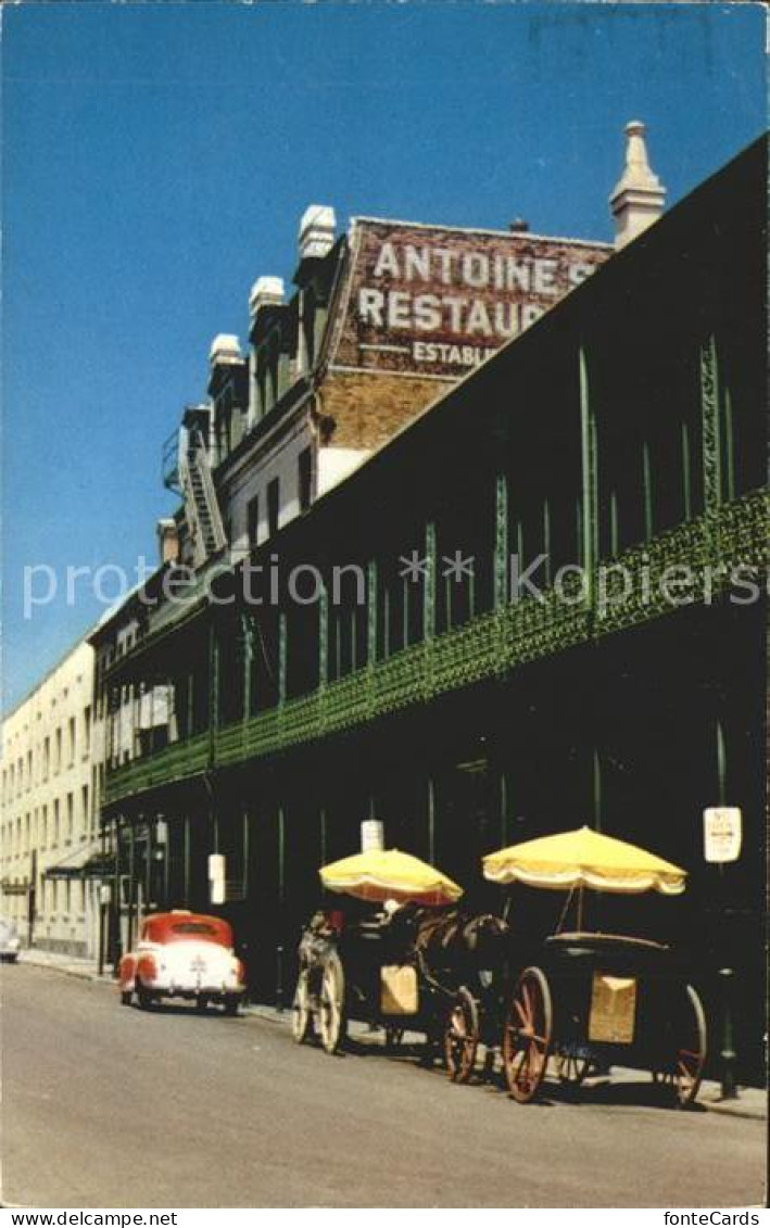 72045303 New_Orleans_Louisiana Antoines Restaurant Pferdekutschen - Autres & Non Classés