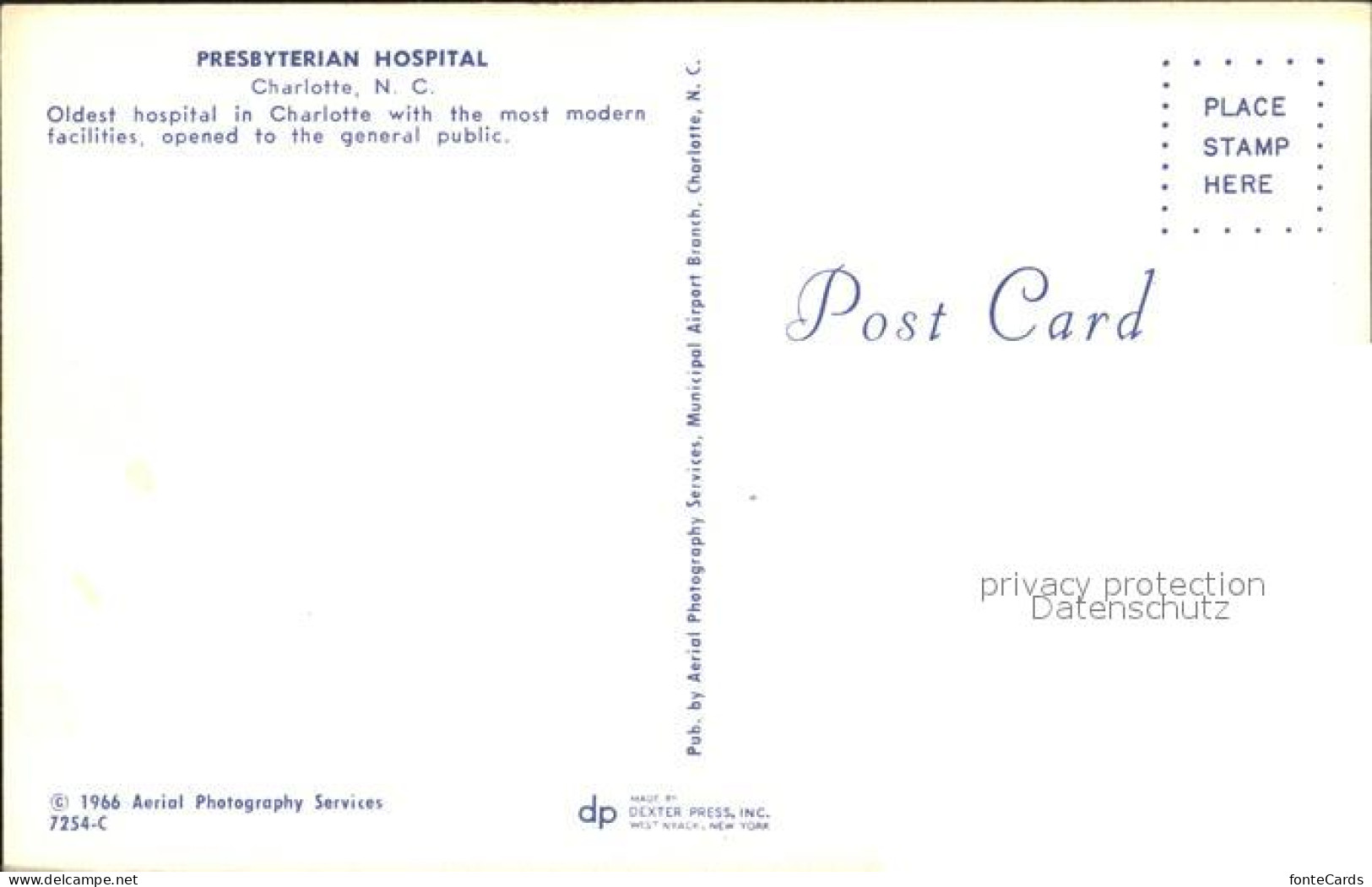 72045269 Charlotte_North_Carolina Presbyterian Hospital Air View - Autres & Non Classés