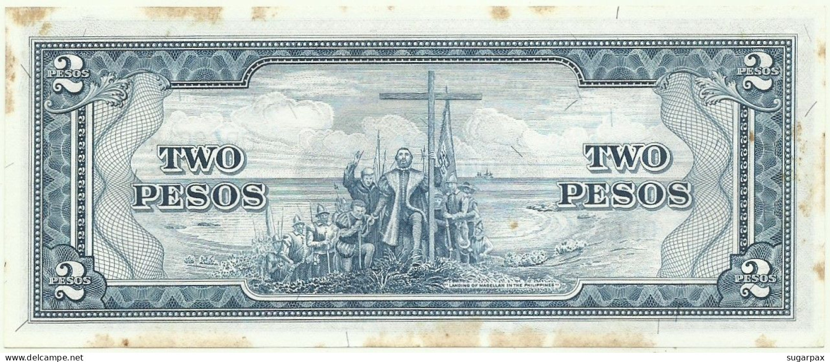 Philippines - 2 Pesos - ND ( 1949 ) - Pick 134.d - Sign. 5 - Serie DP - Filippijnen