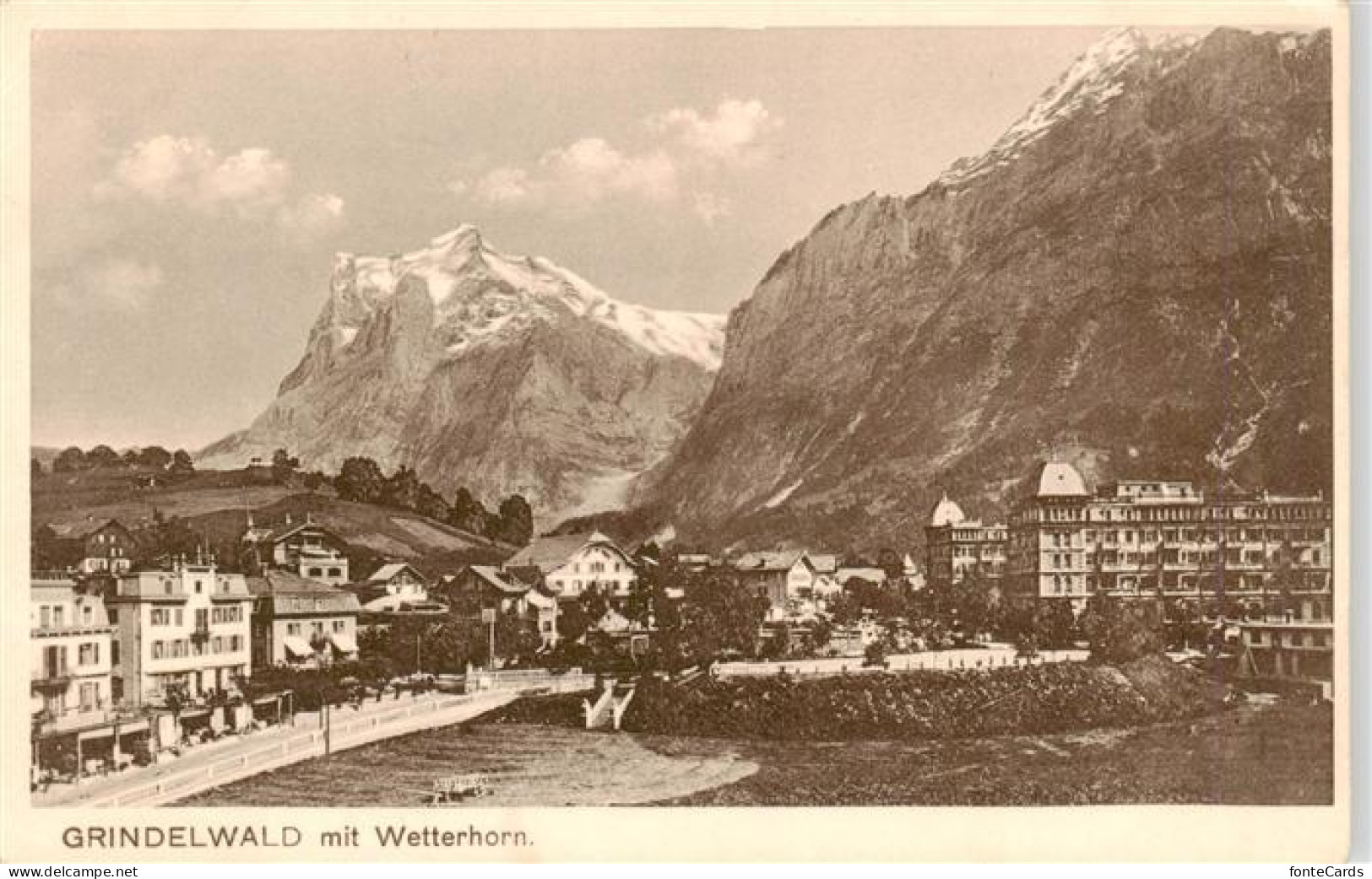 13949950 Grindelwald_BE Blick Gegen Wetterhorn Berner Alpen - Sonstige & Ohne Zuordnung