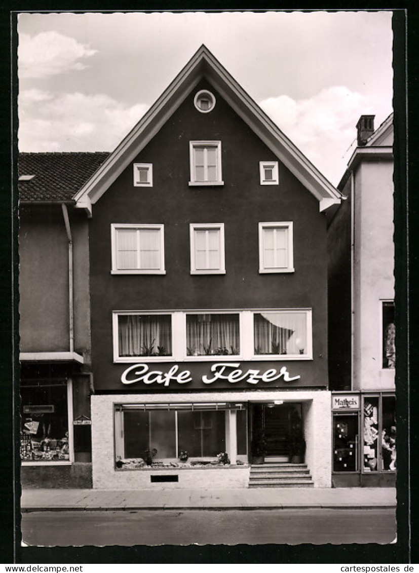 AK Göppingen, Café Fezer, Marktstrasse 5  - Göppingen
