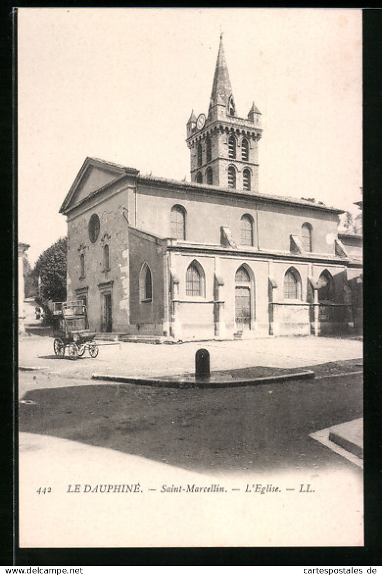 CPA Saint-Marcellin, L`Eglise  - Saint-Marcellin