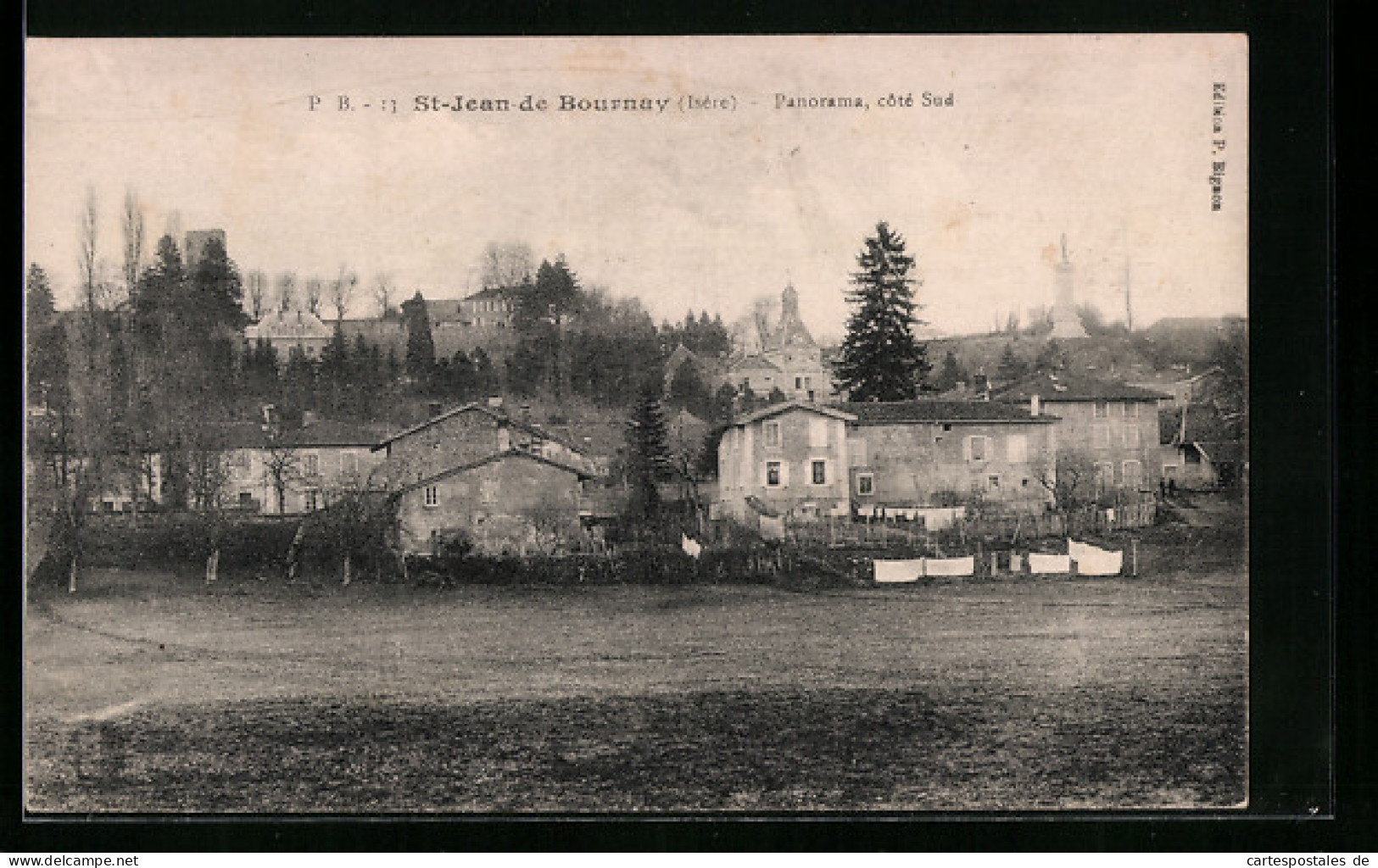 CPA St-Jean-de-Bournay, Vue Générale, Côté Sud  - Saint-Jean-de-Bournay
