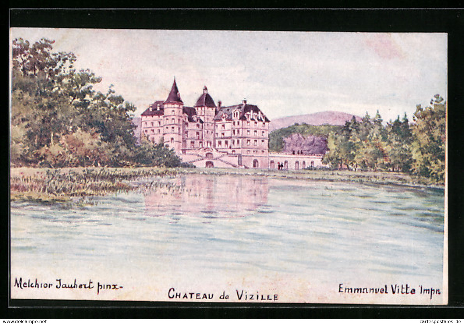 CPA Illustrateur Vizille, Chateau De Vizille  - Vizille