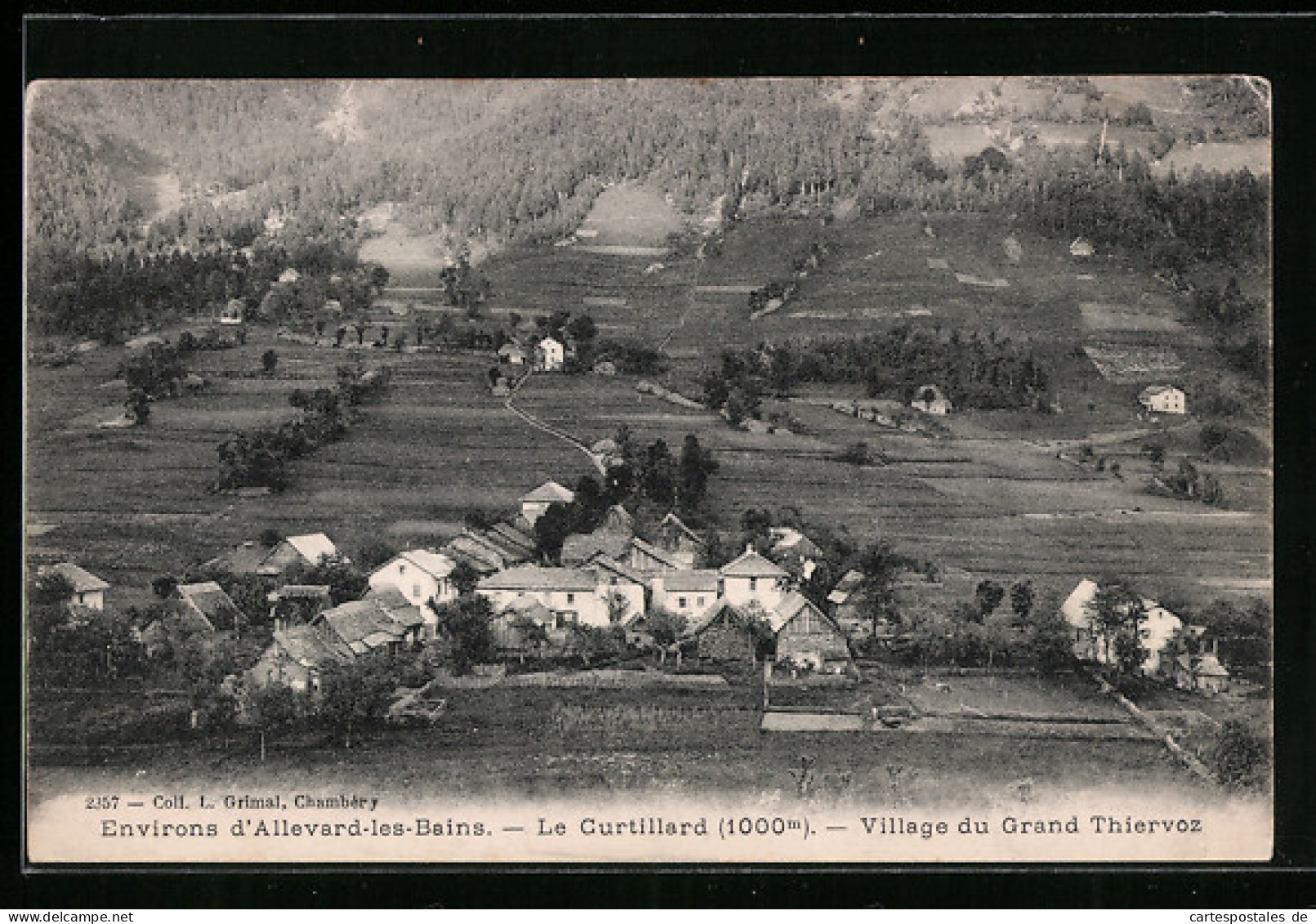 CPA Le Curtillard, Village Du Grand Thiervoz  - Sonstige & Ohne Zuordnung