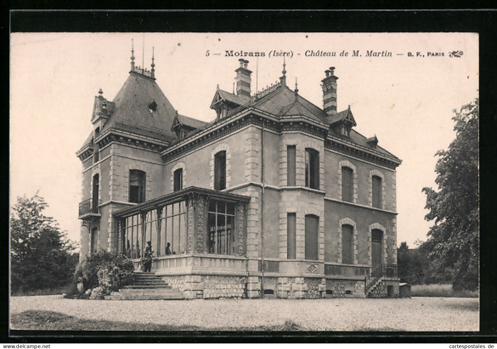 CPA Moirans, Château De M. Martin  - Moirans
