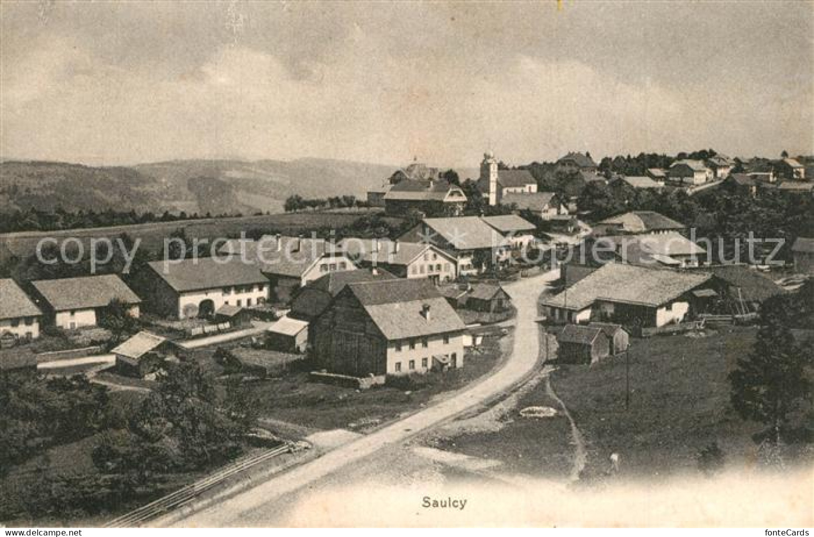 13566885 Saulcy Delemont Panorama Saulcy Delemont - Autres & Non Classés