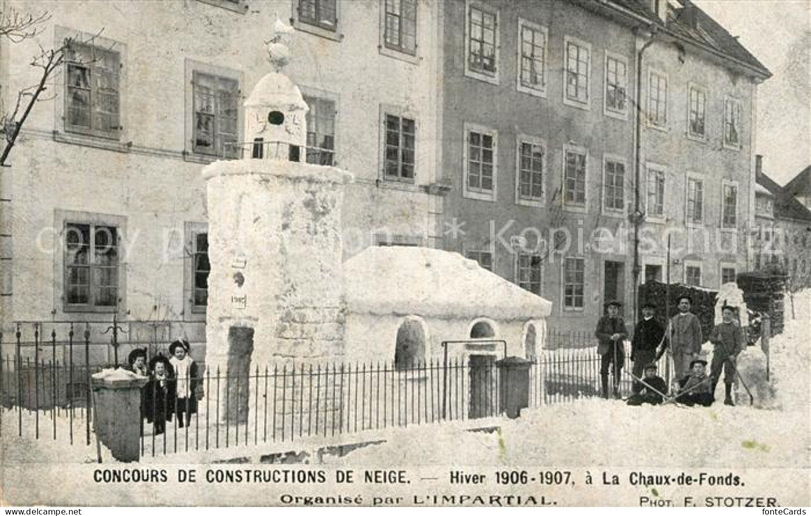 13566795 Chaux-de-Fonds La Concours De Constructions De Neige Chaux-de-Fonds La - Other & Unclassified